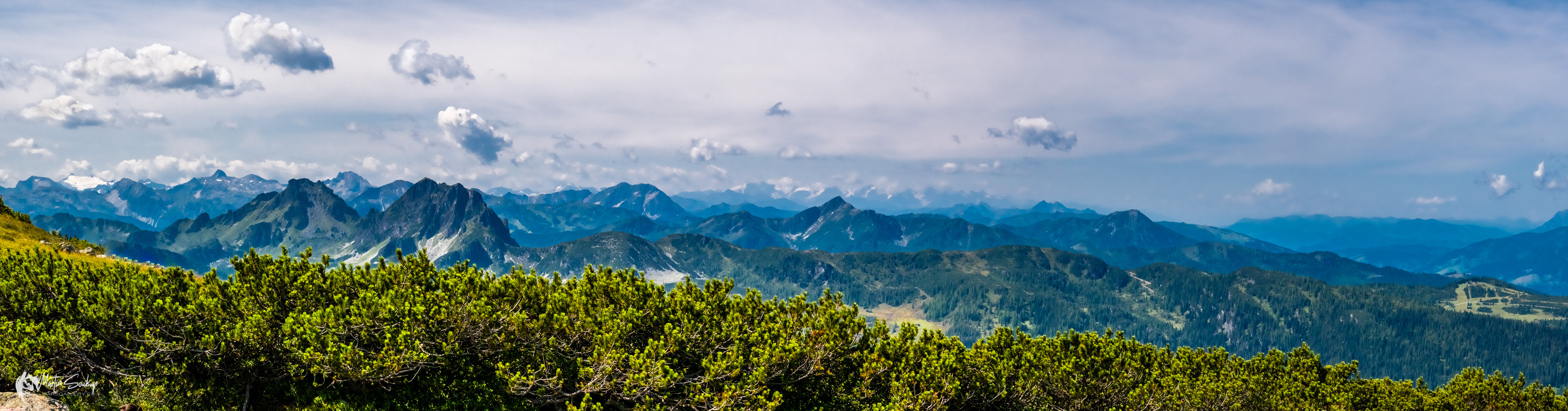 Pohled na Severní Taury od vrcholu Ripetegg