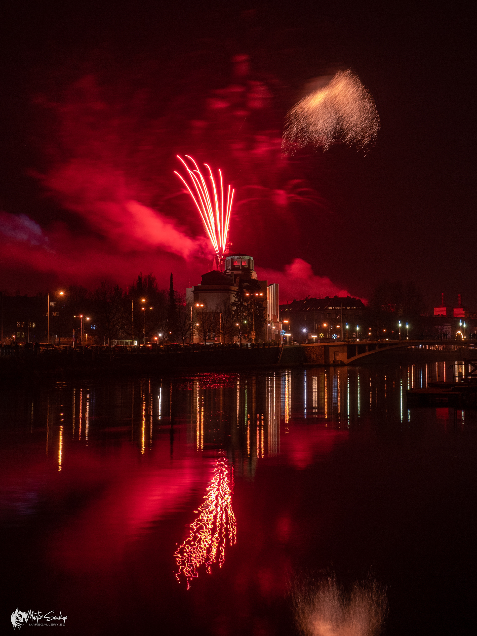 Novoroční ohňostroj 2020