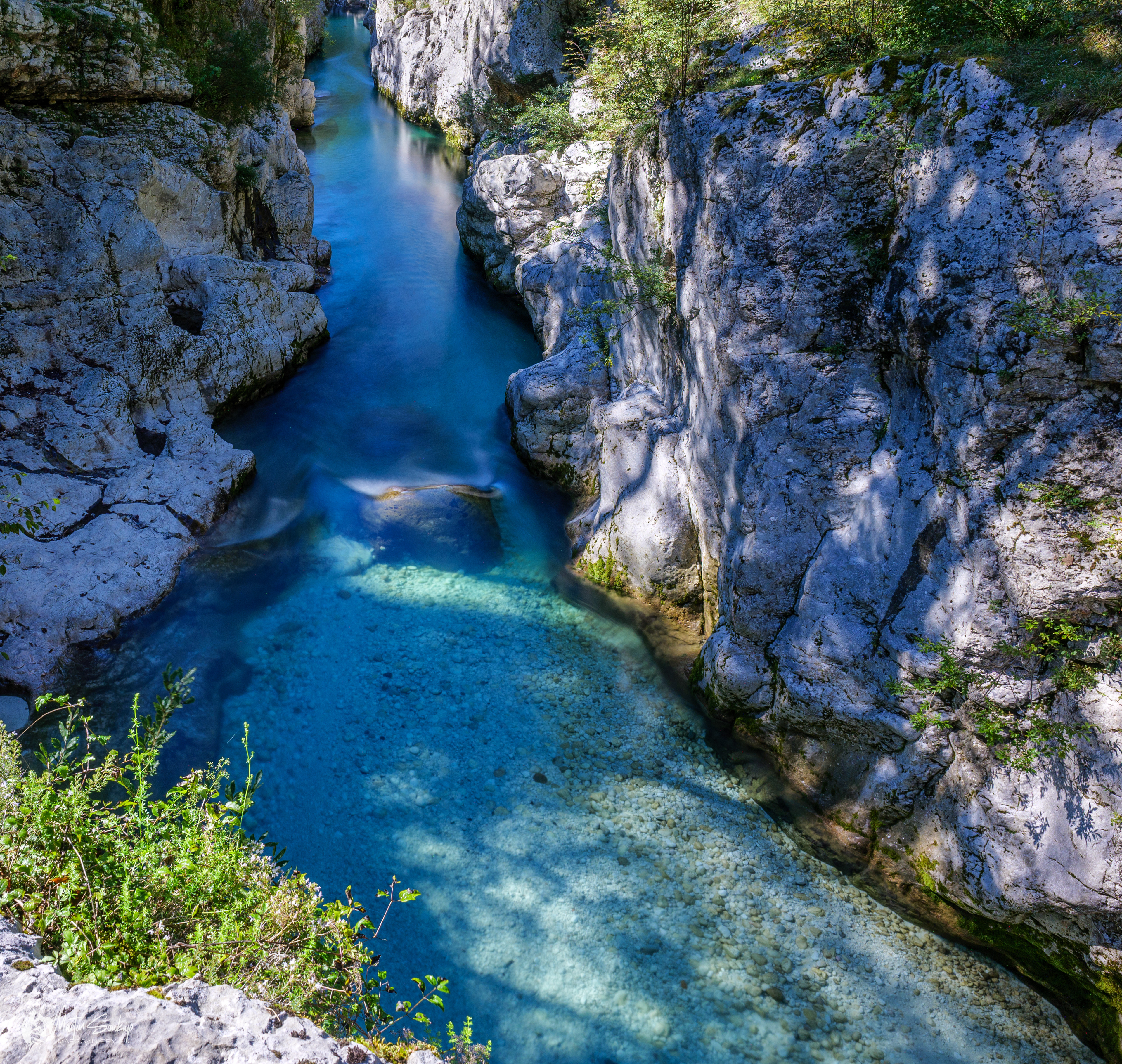 Velké soutěsky řeky Soča