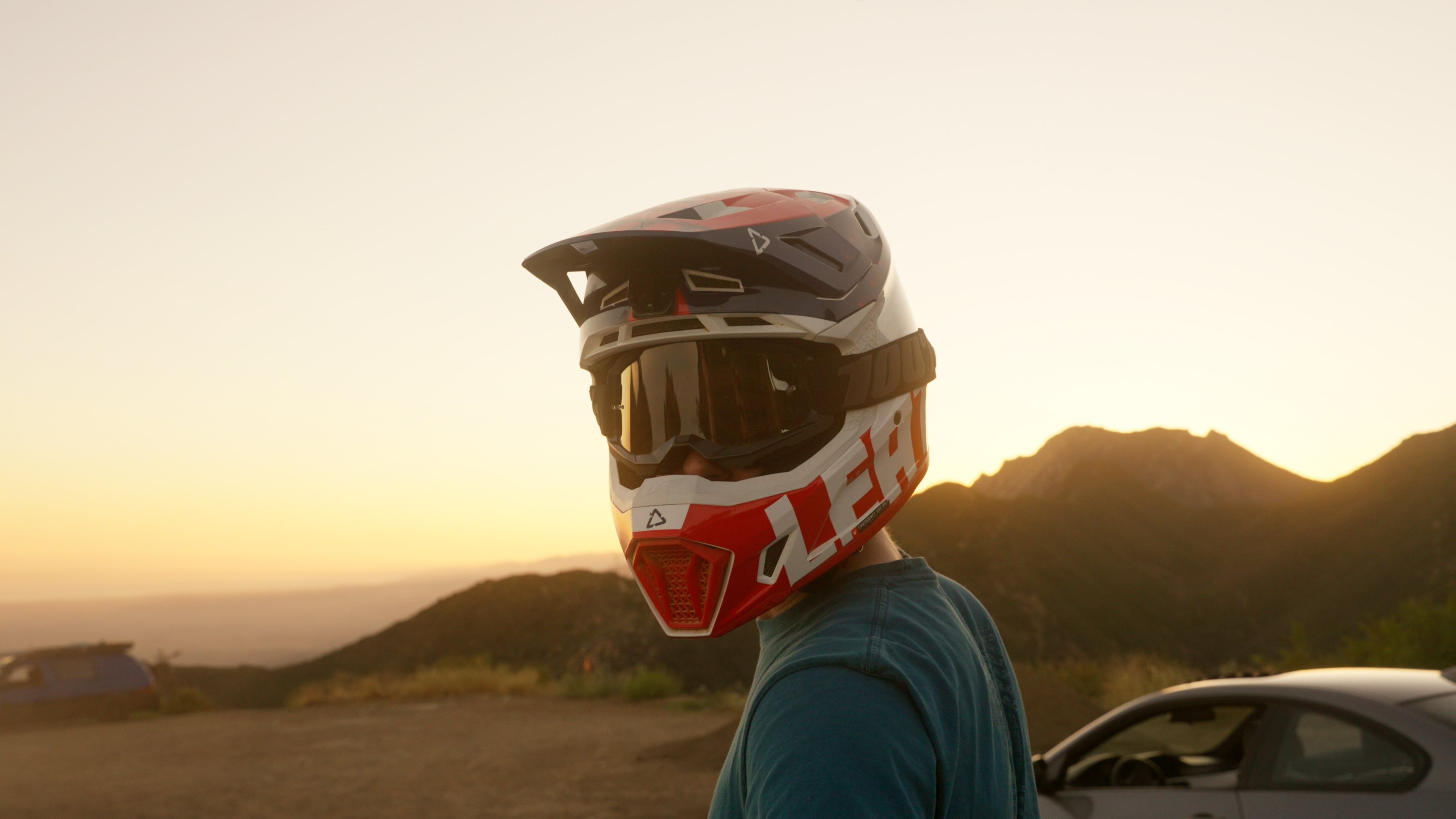 Sunset ride in the mountains behind Santa Barbara