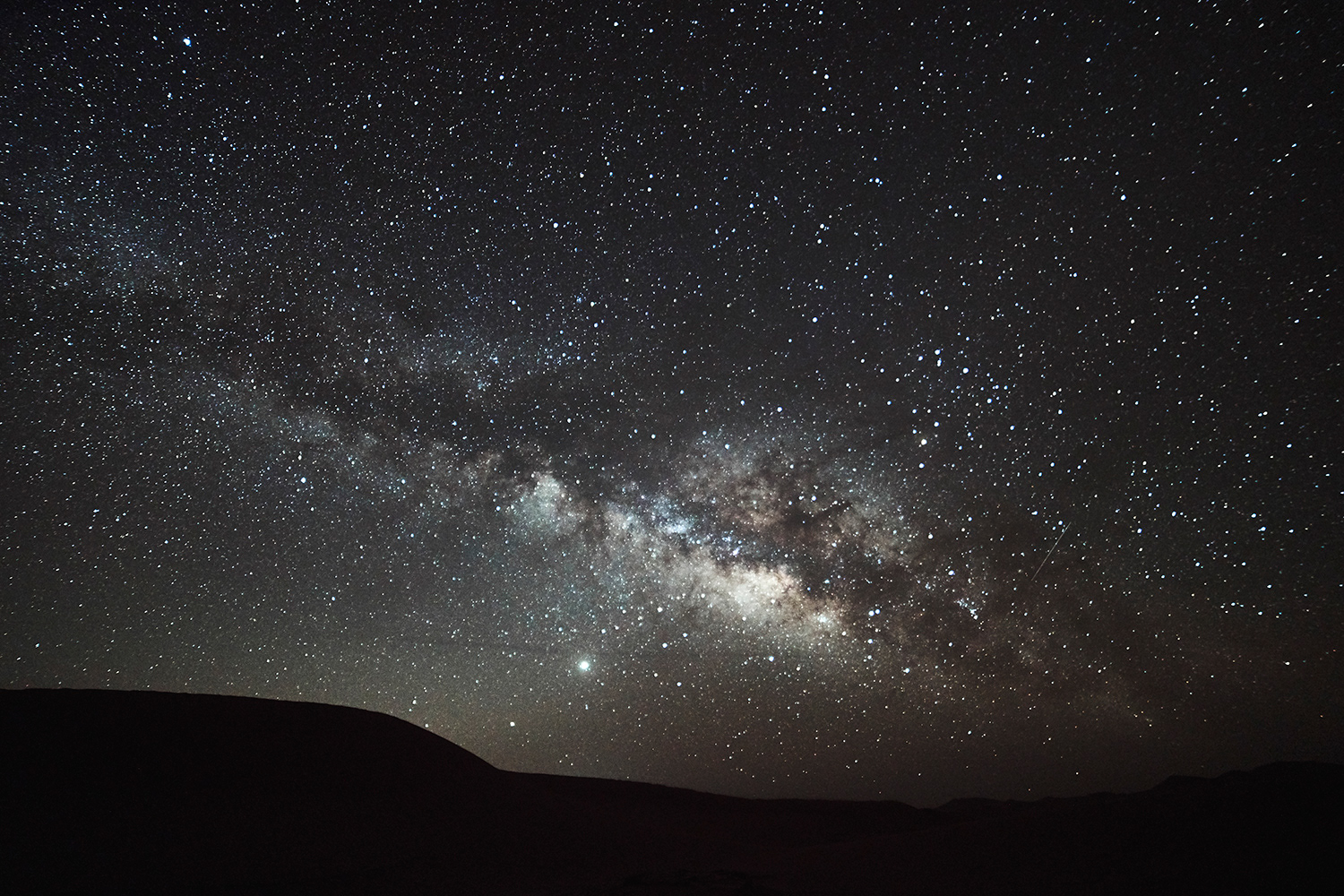 Vía Láctea desde el Sahara.