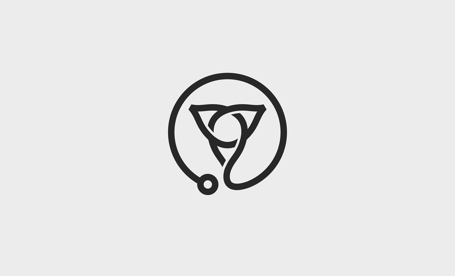 Ontario College of Family Physicians logo featuring stylized trillium and stethoscope symbol.