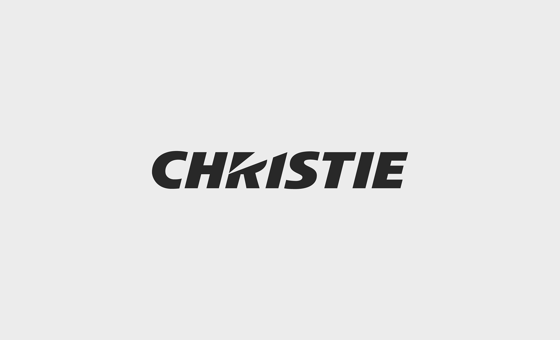 Christie Digital logomark in solid black.