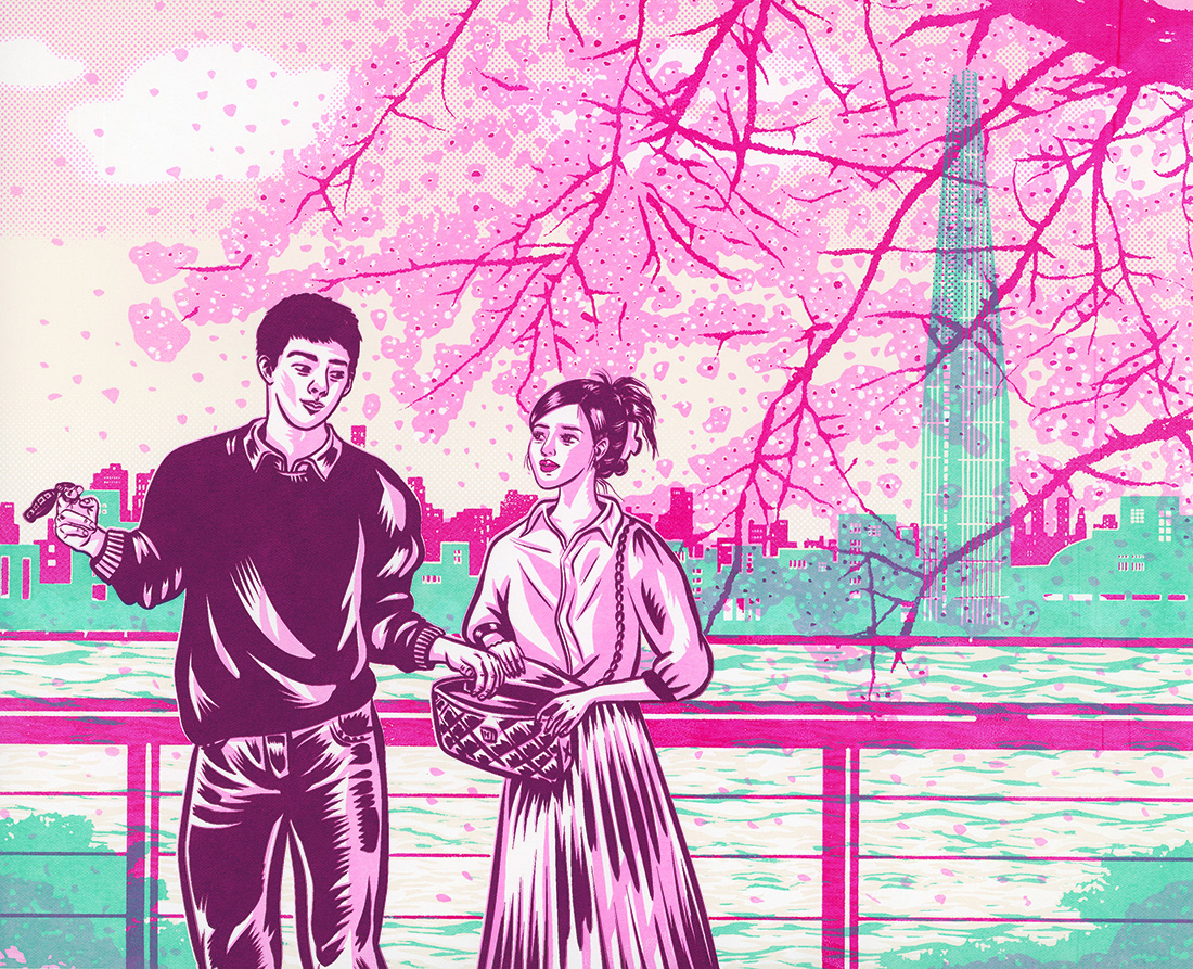 J. <춘색만원>(春色滿園) - Lovers Beneath the Cherry Blossoms