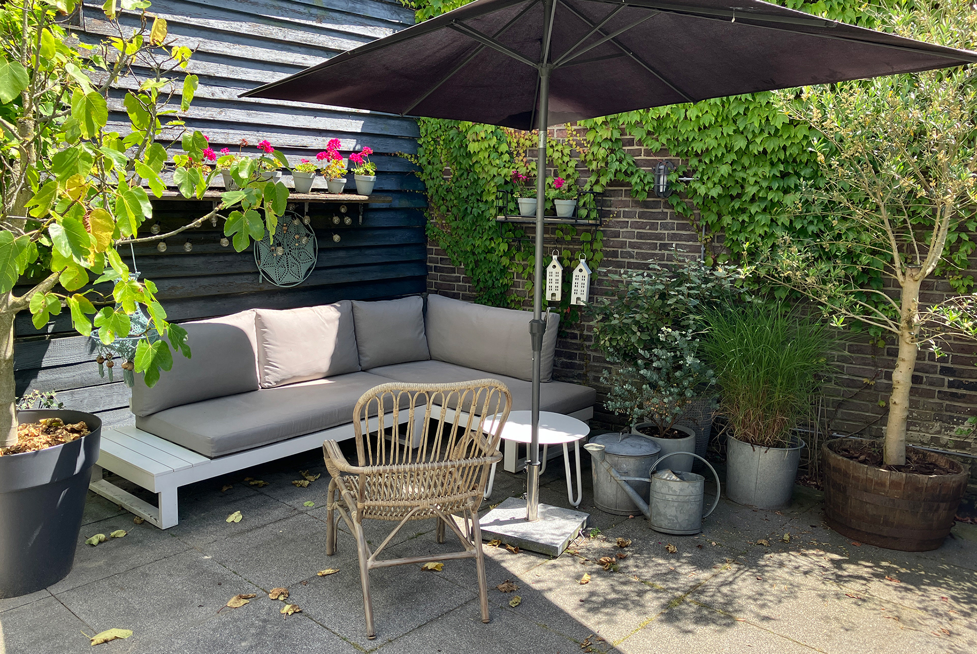 Oude situatie achtertuin