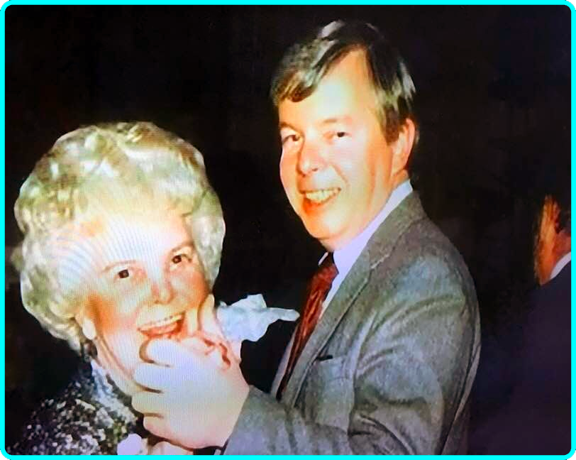 Grandma and Dad at Notre Dame 1983