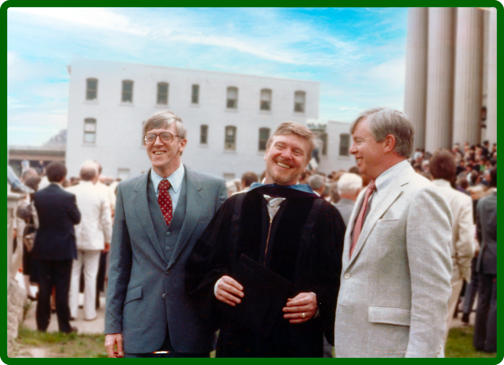 John, Bill, Dad...graduation from AIC
