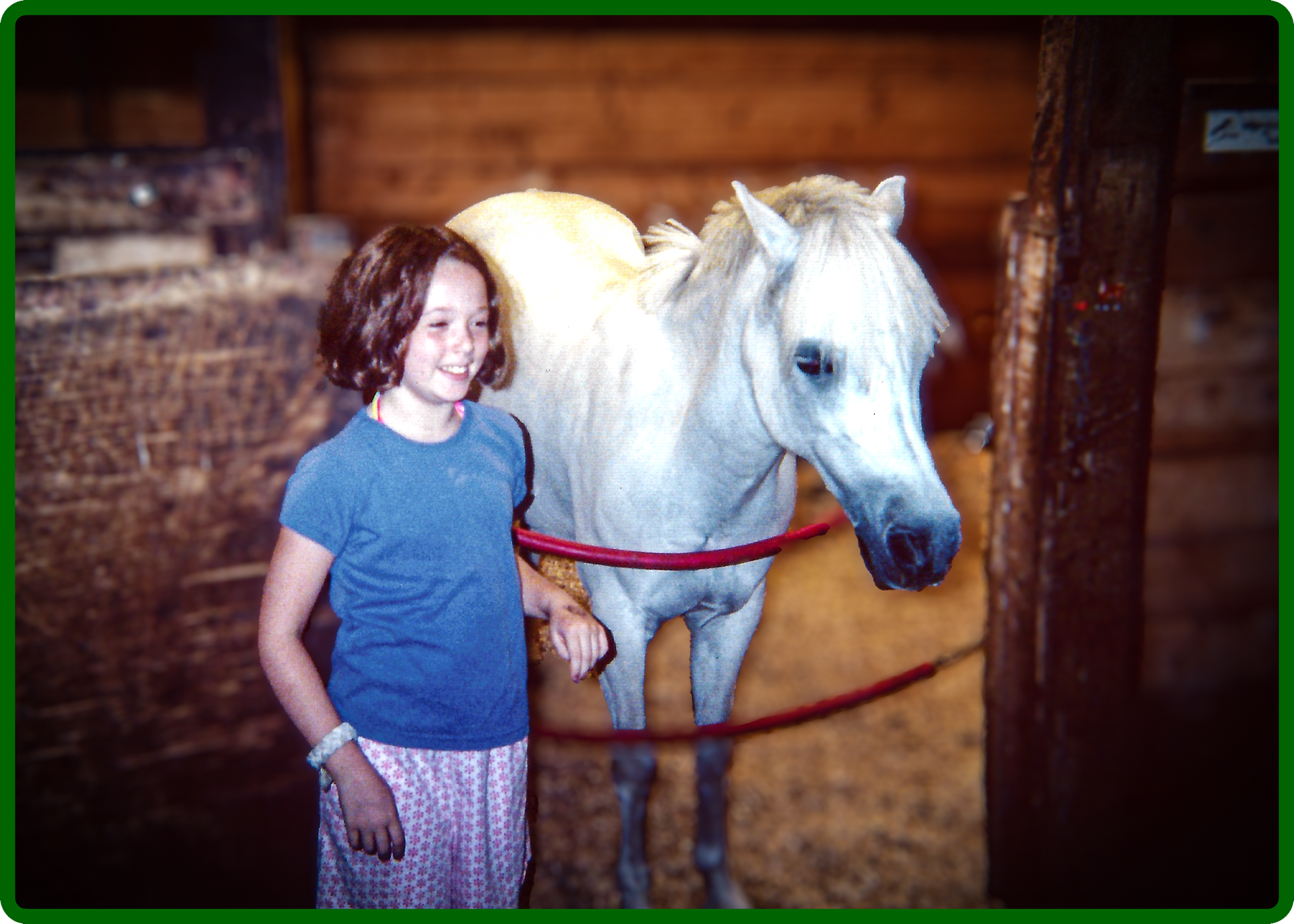 Tricia with "Beauty" August 2002 🙂