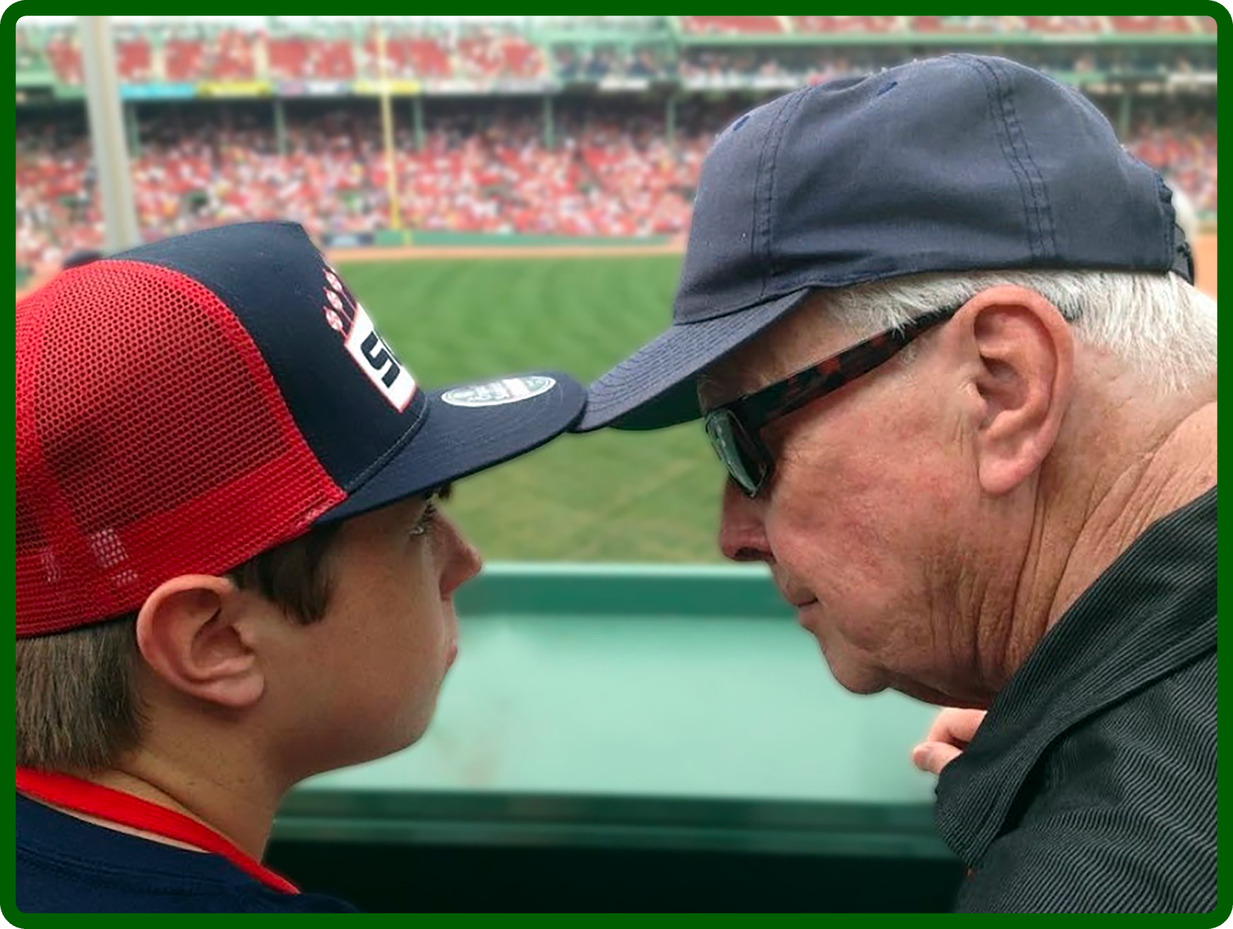 Cousin Jake and Uncle Bill at Fenway