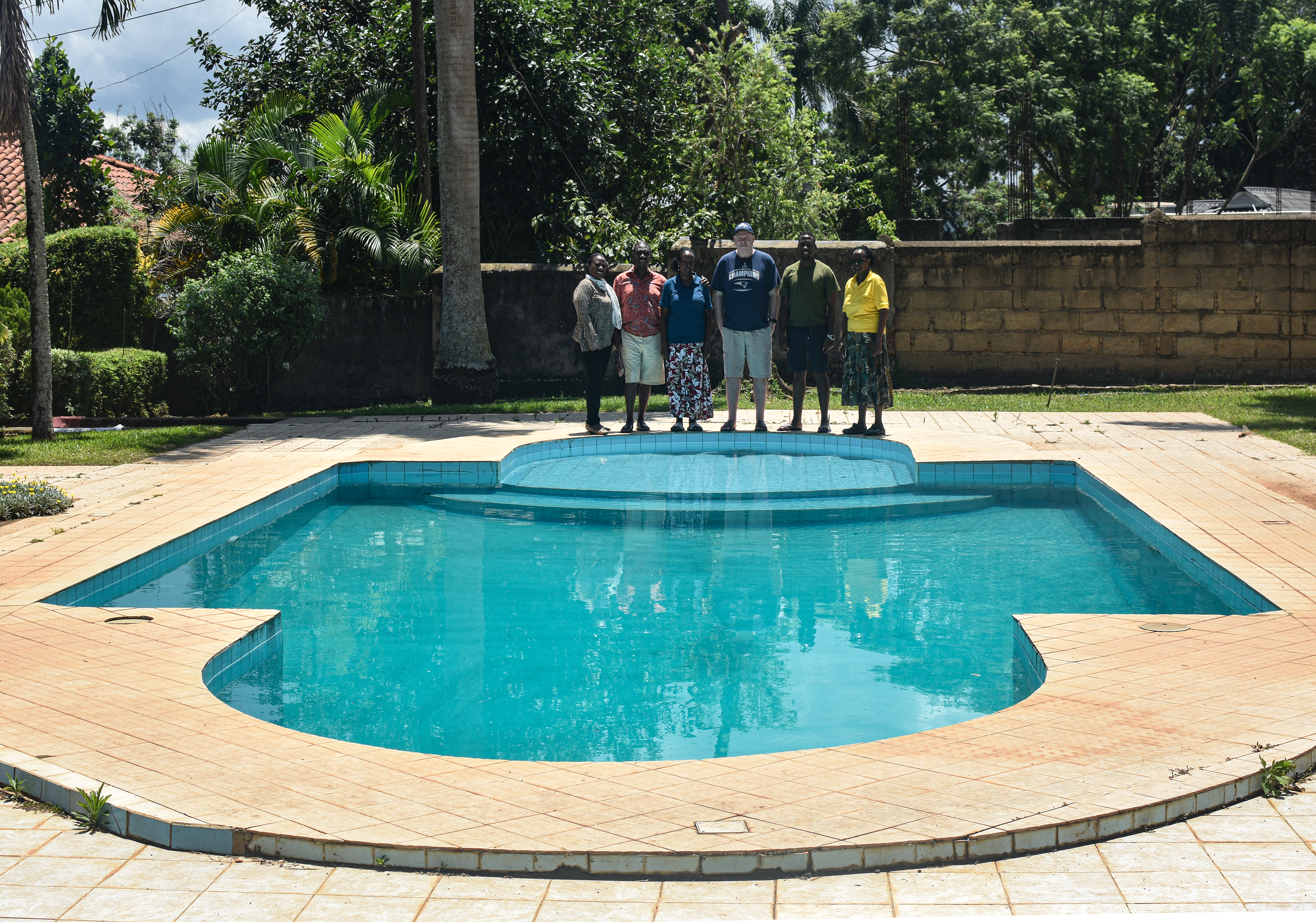 Hope, Sam, Barabara, Geoff, Daudi, and Lydia