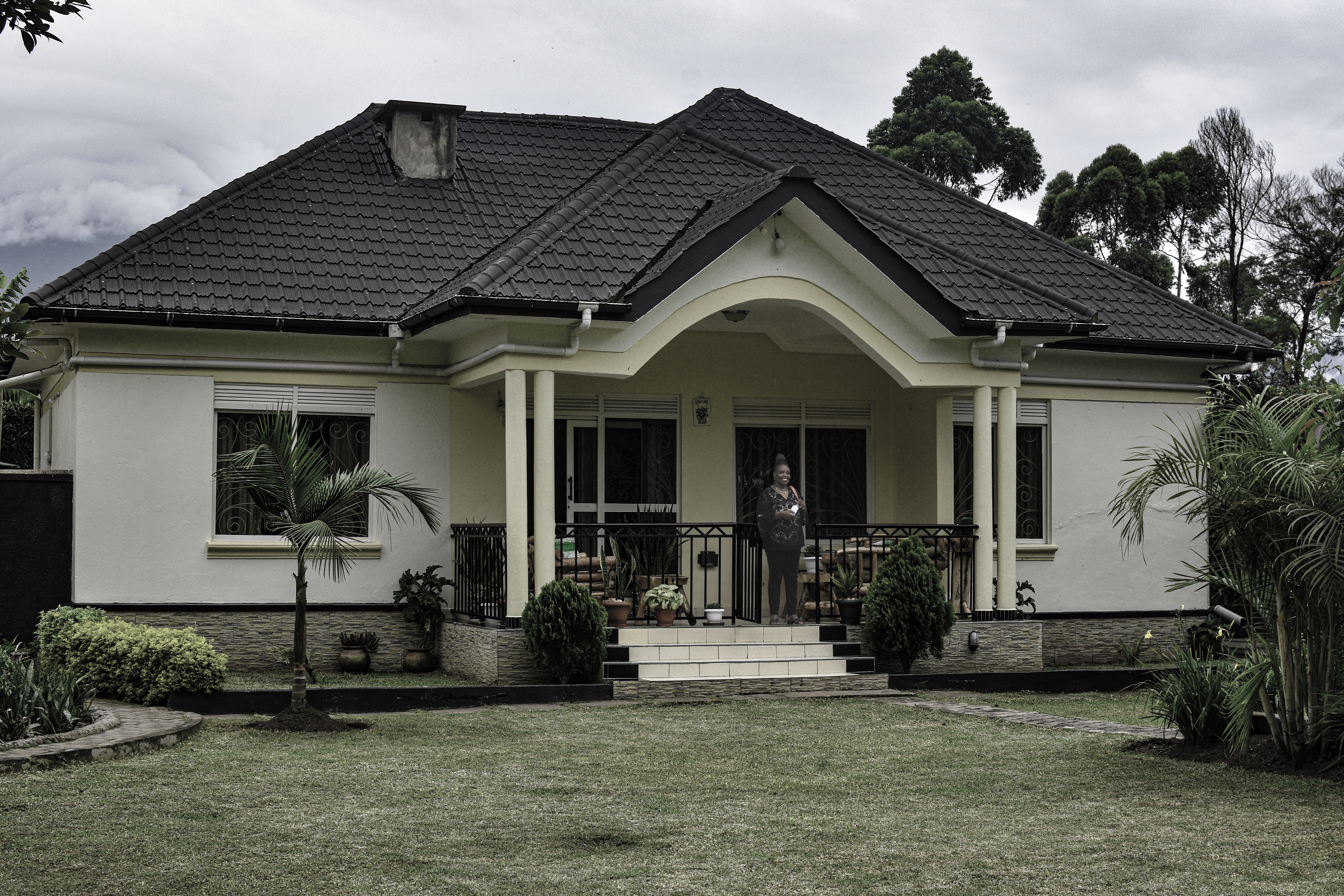Dor at her place in Kisoro
