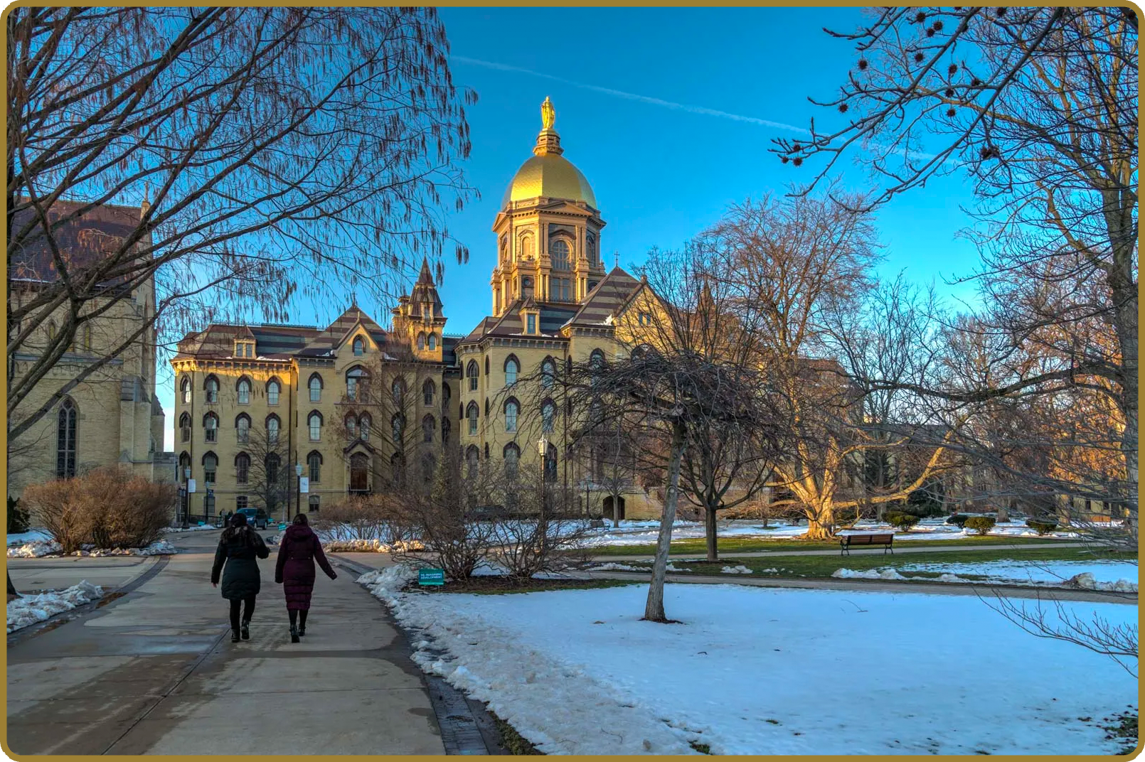 Main Quad in Winter