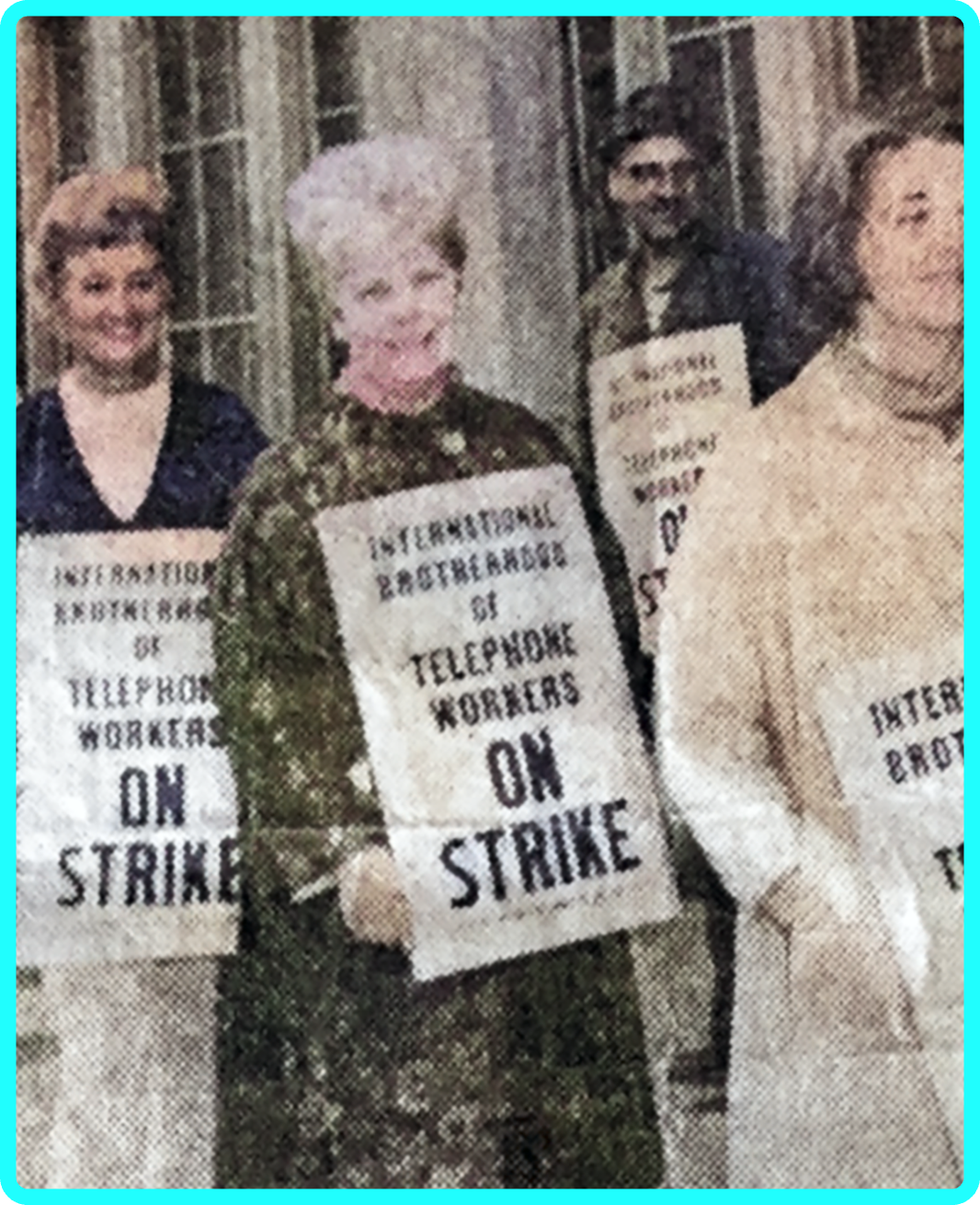 Grandma Picketing in the 50's