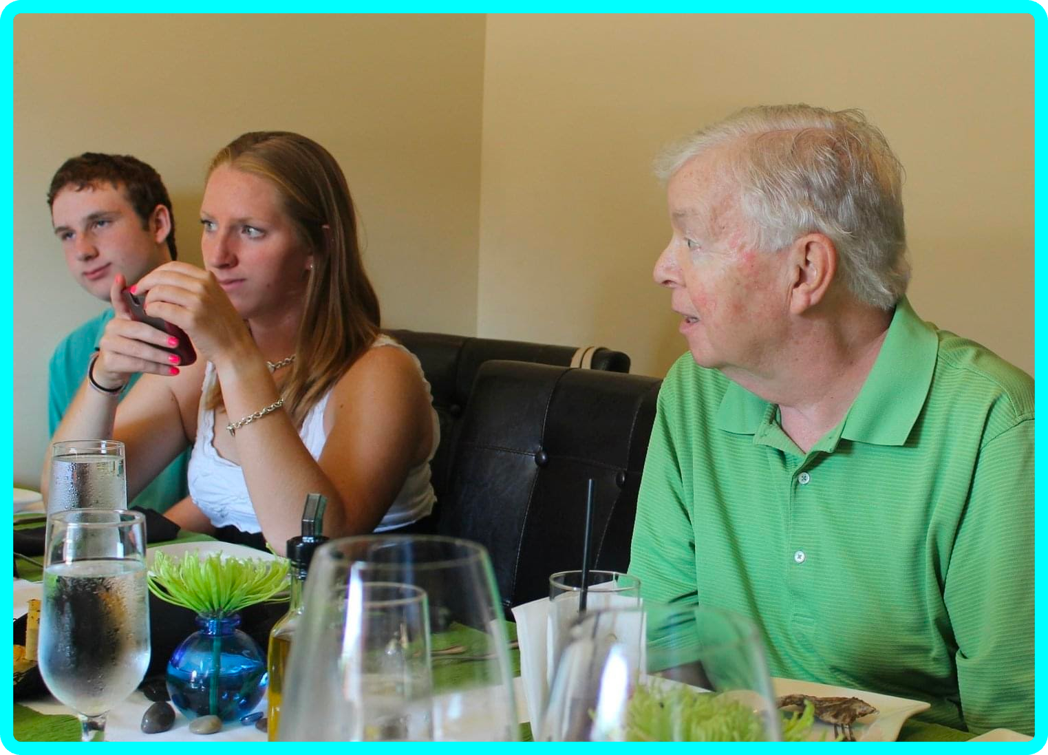Geoff, Kate, Dad