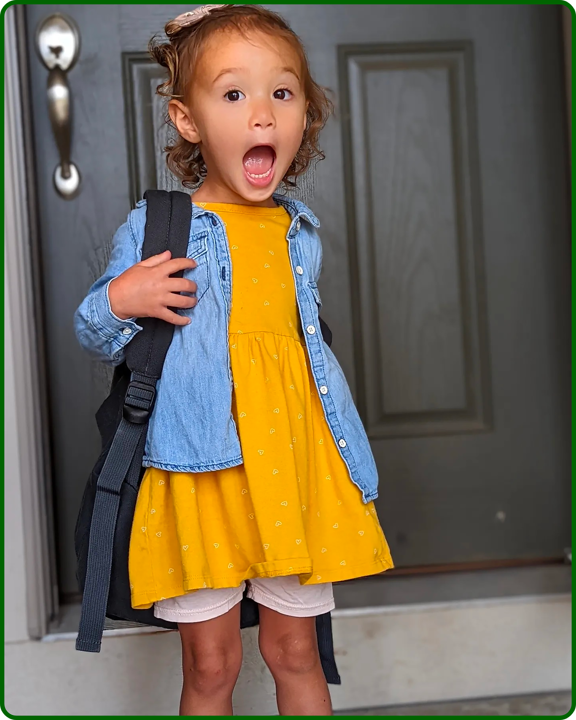 Luna's Excited for School!