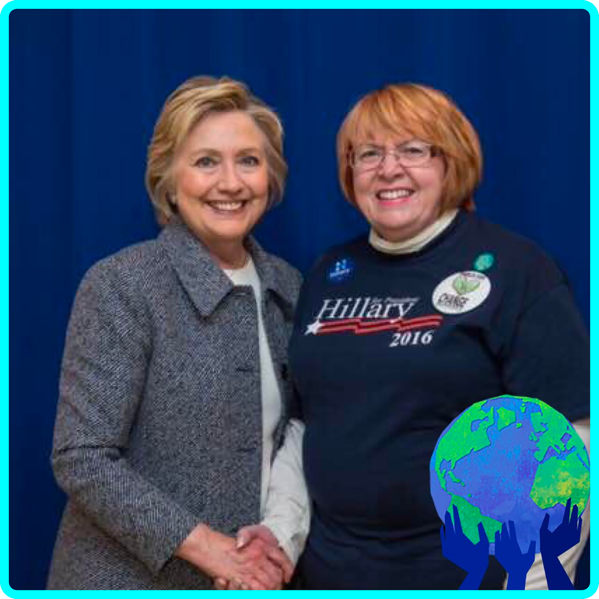 Dorothy with Hillary 2015 (WOW)