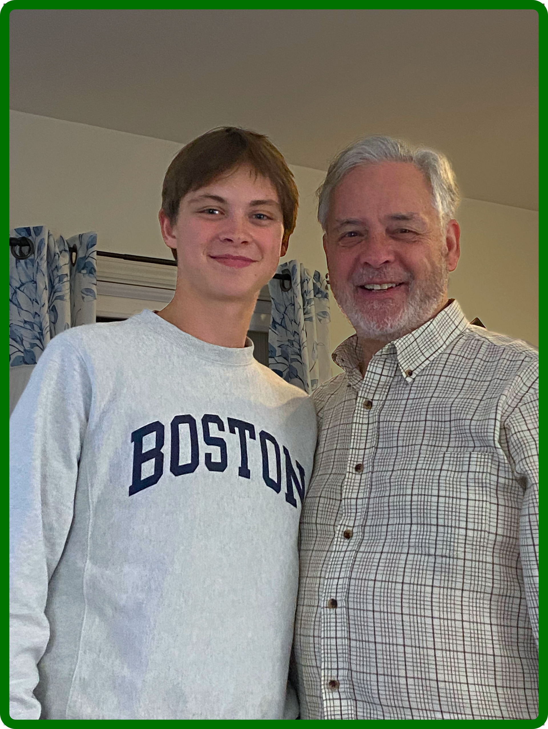 Colin and and his Grandfather Tom