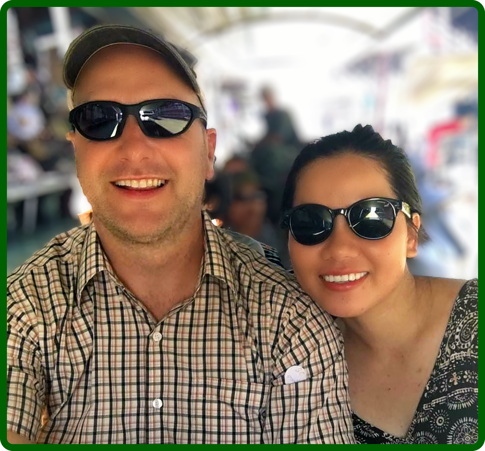 Cousin David Grady with wife Huyen