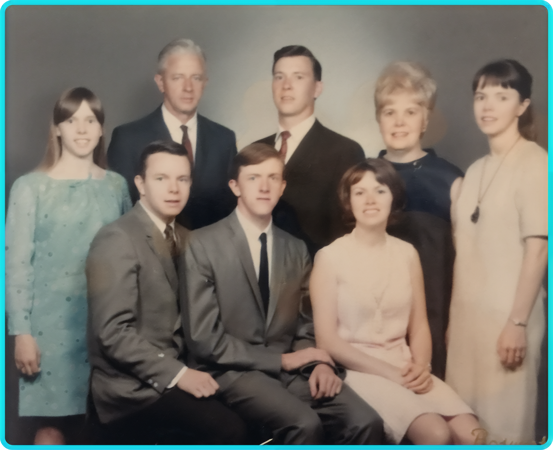 Don, John, Dorothy (Bottom Row), Stelly, Bill, Billy, Estelle, Kathy (Top Row)