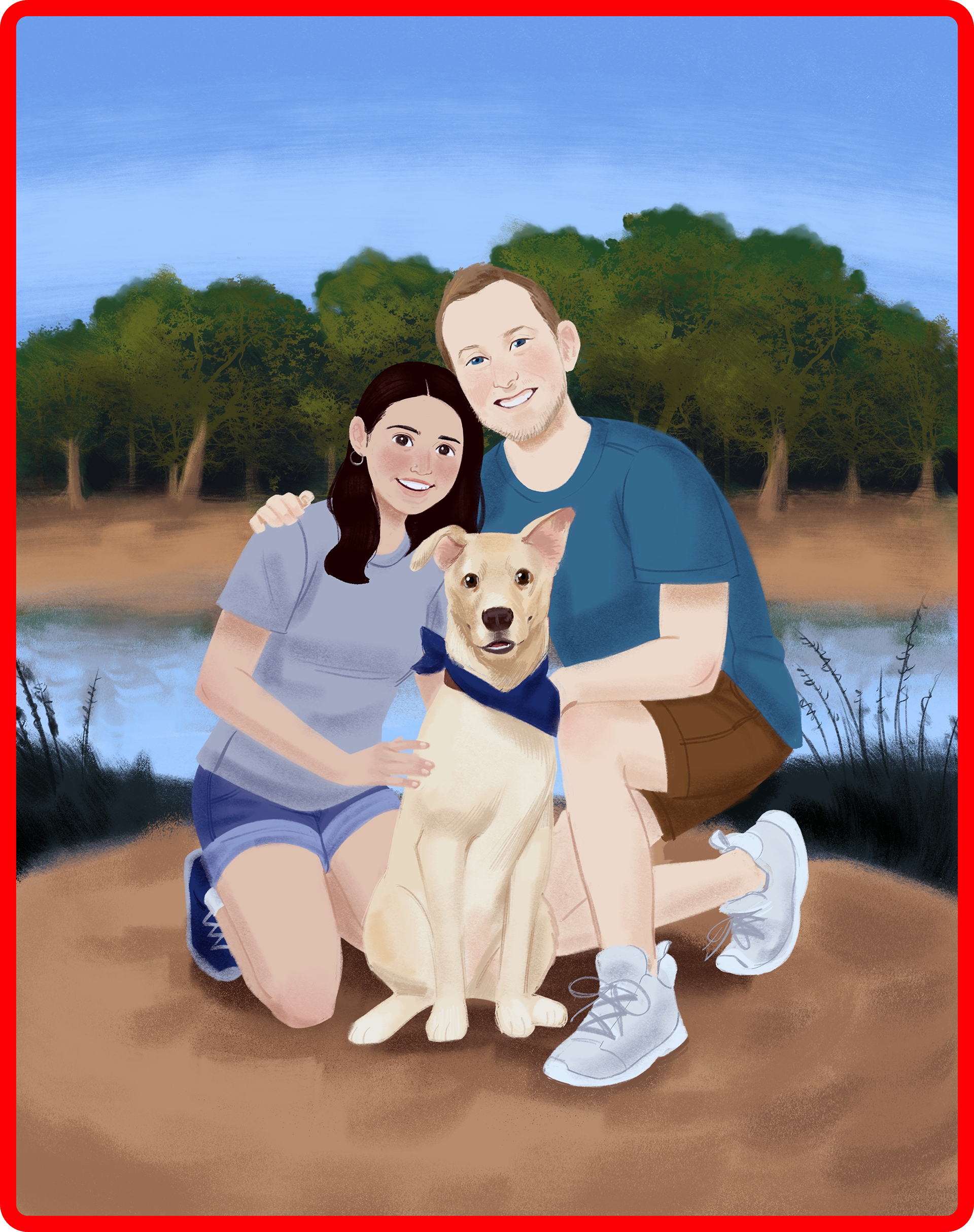 Geoff, Sarah, and Tate