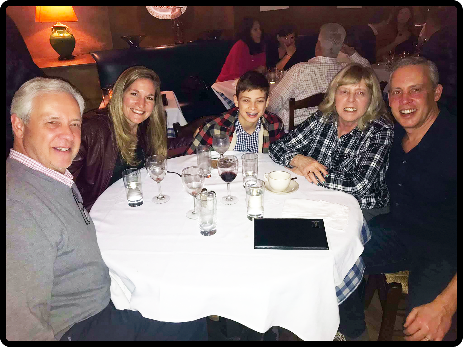 Tom, Samantha, Colin, Stelly, Greg