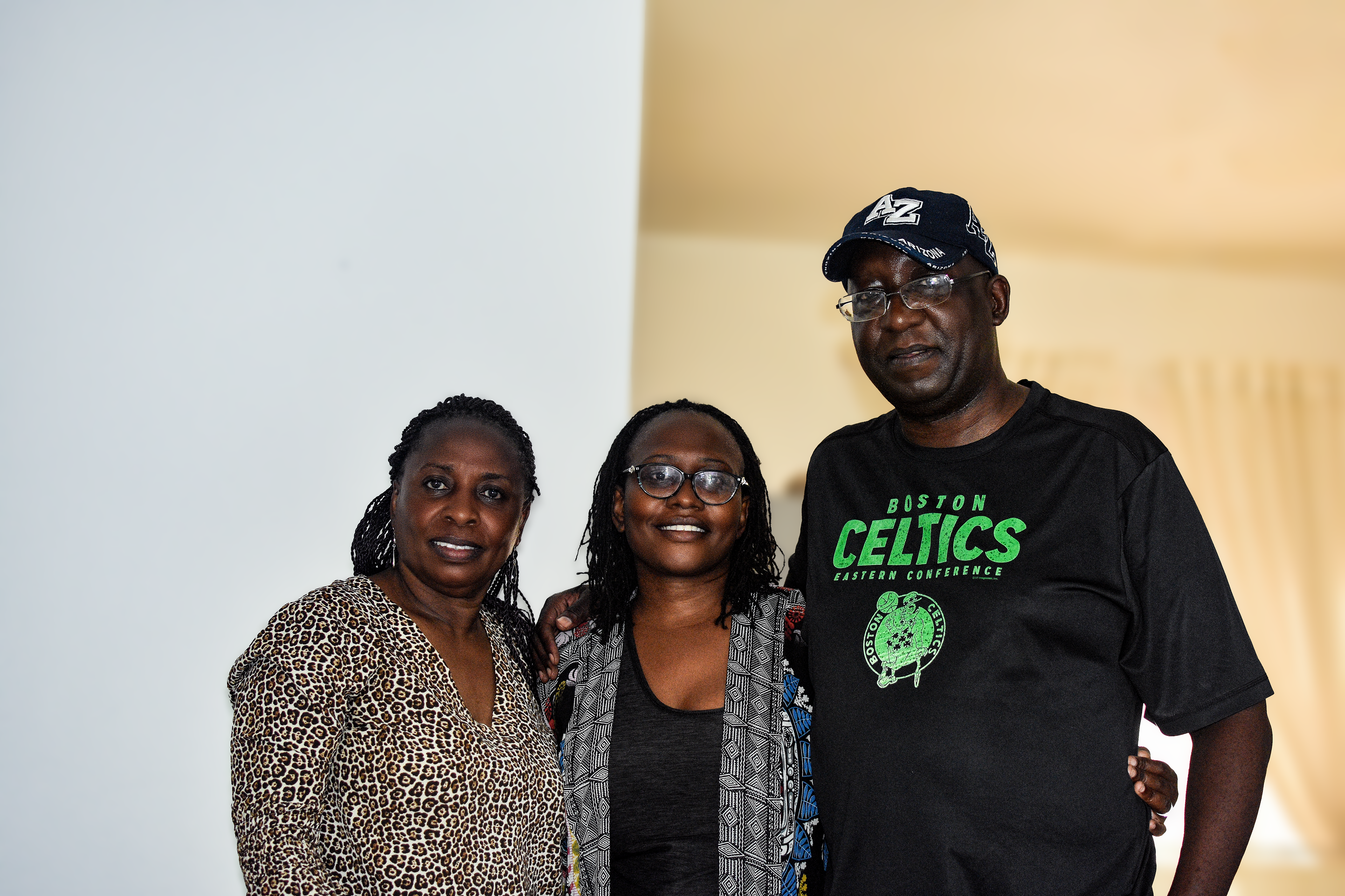 Hope, Mabel, and David in Bugolobi
