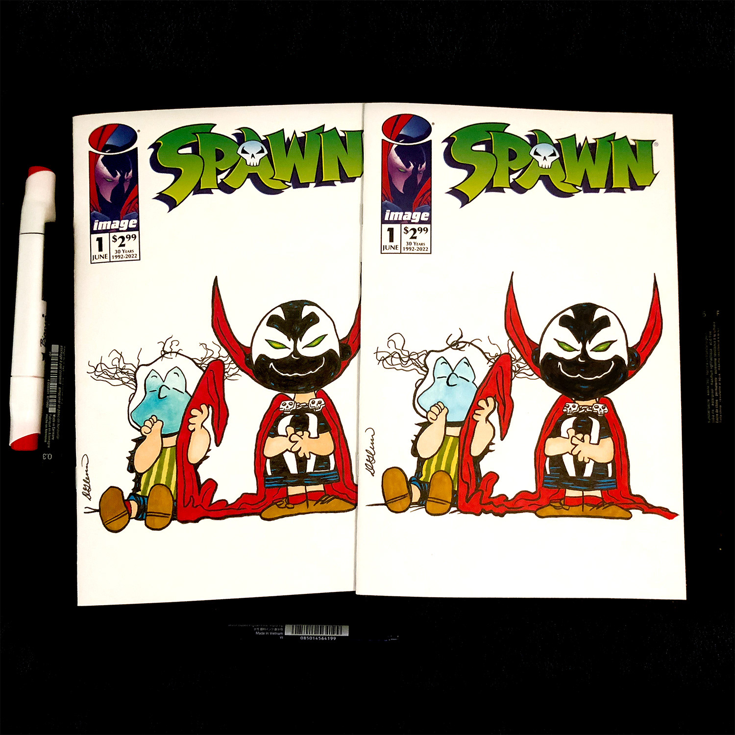 Spawn sketch covers