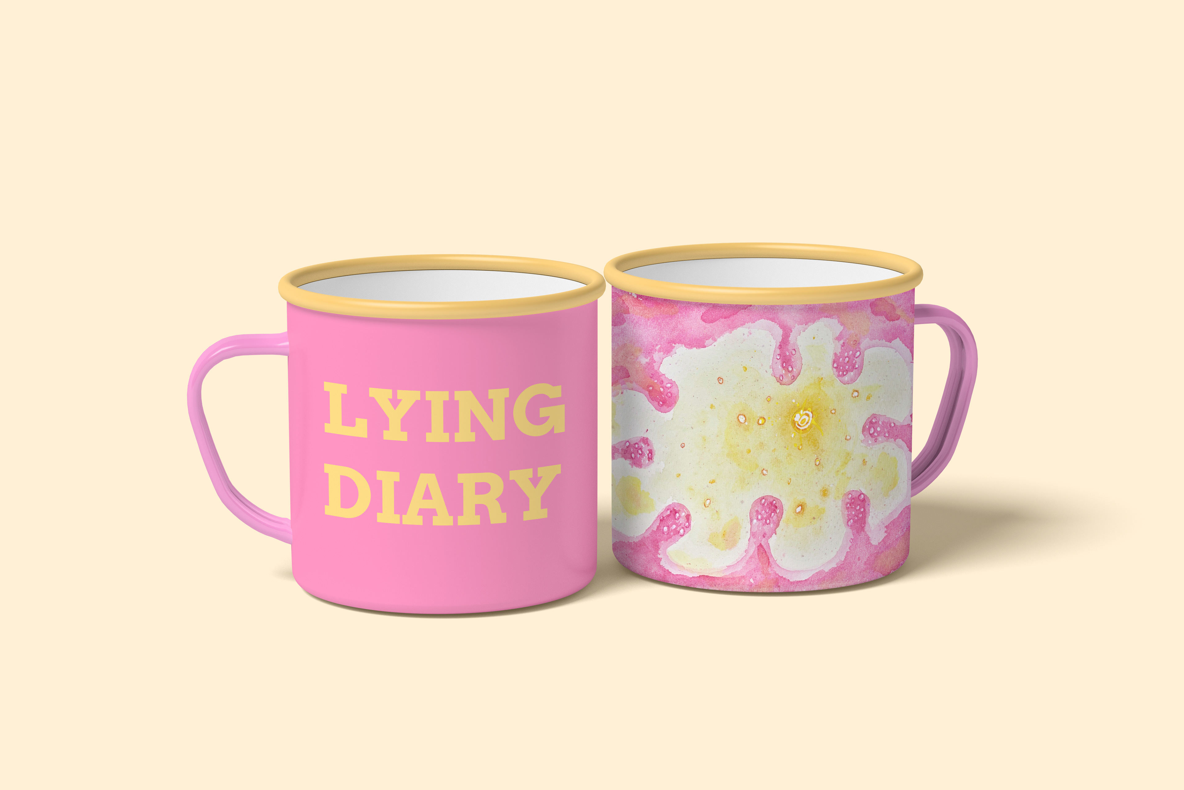 enamel mugs