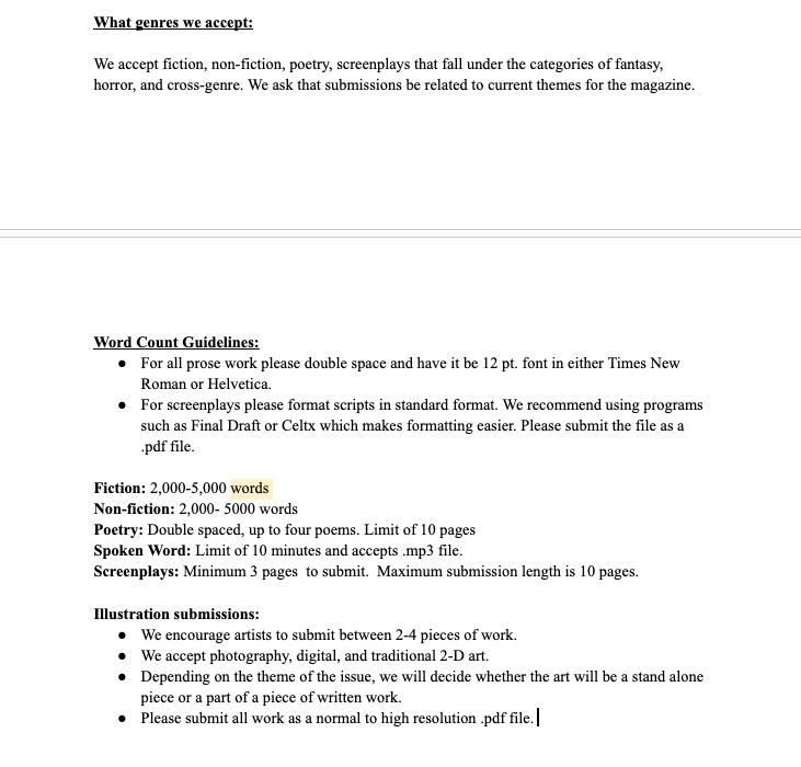 Magazine Proposal (2/2)