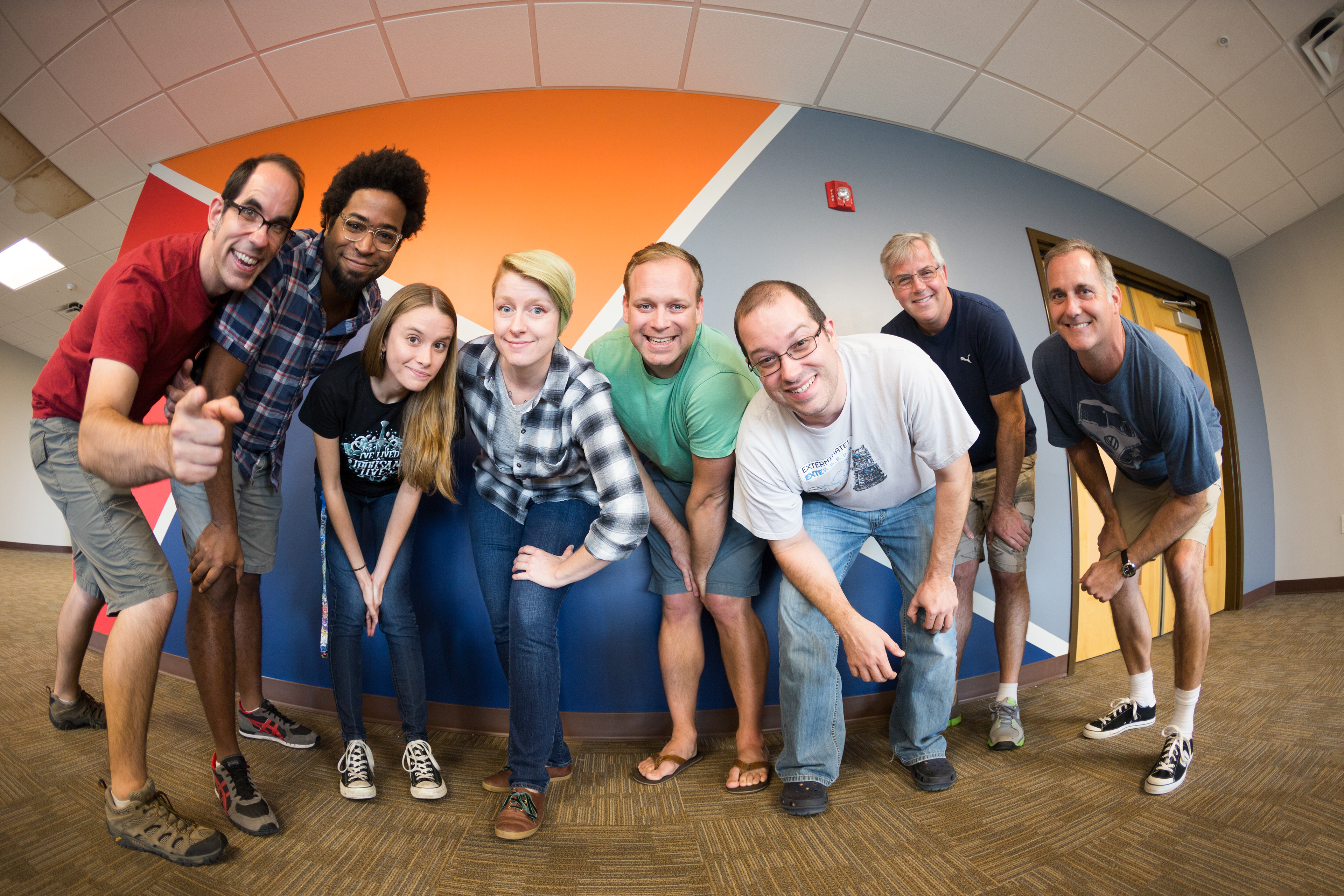 Avery and his fellow Intrepid coworkers