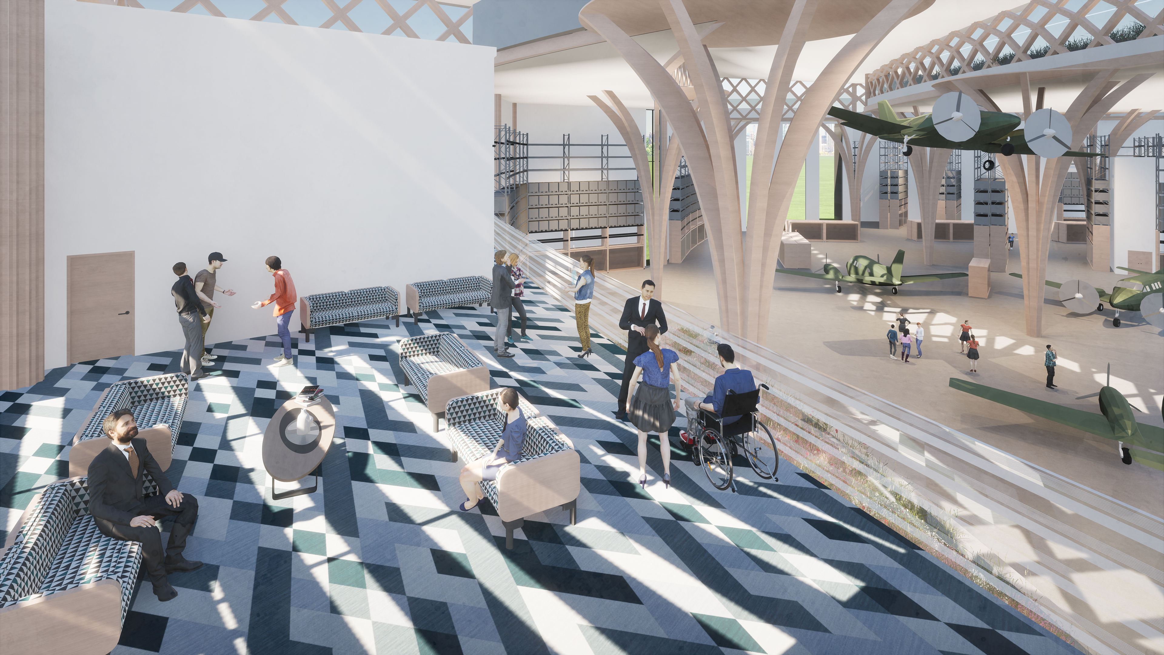 Staff and Meeting room breakout space