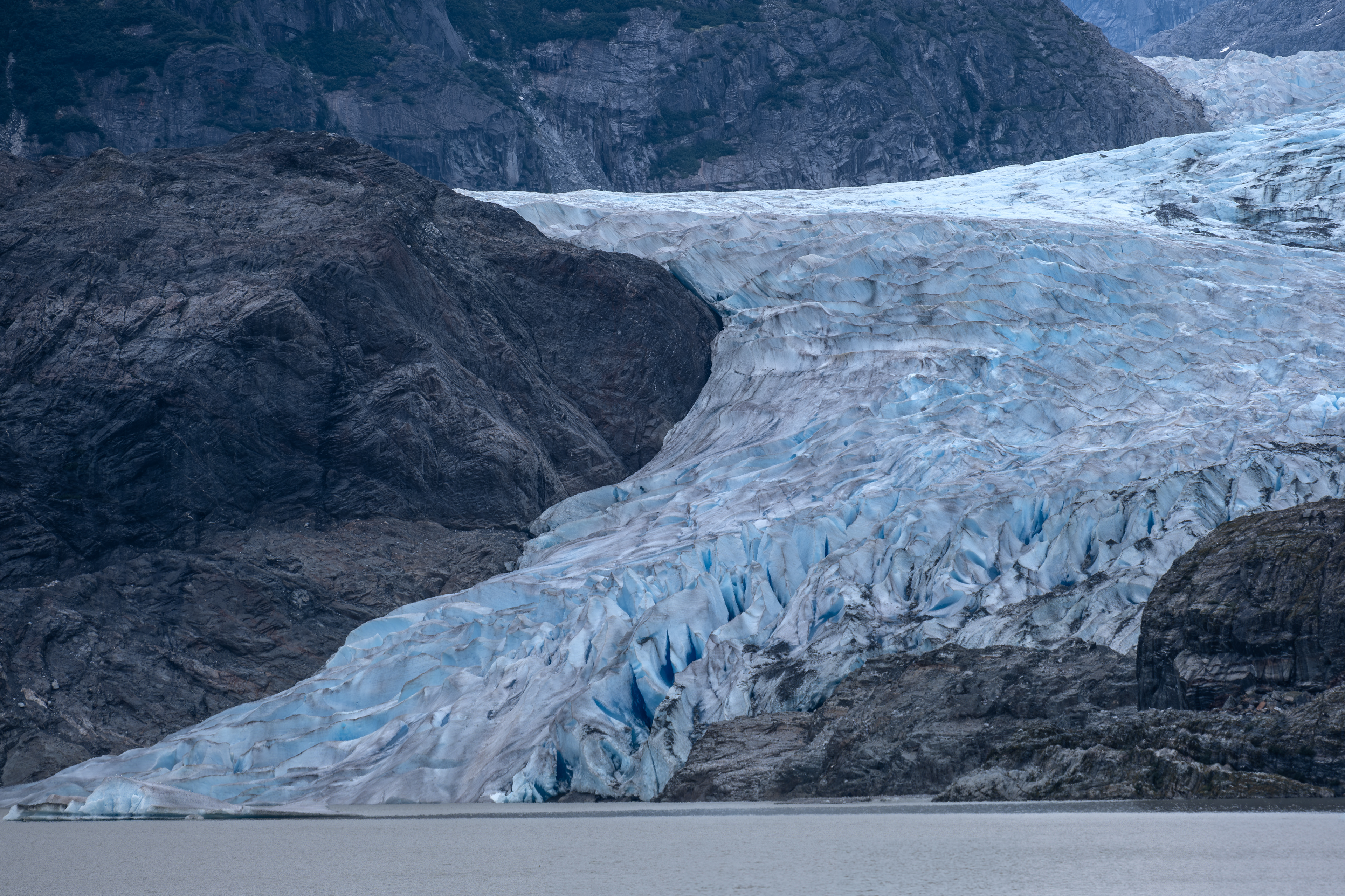 Mendenhall Glacier. Juneau. Alaska. USA.