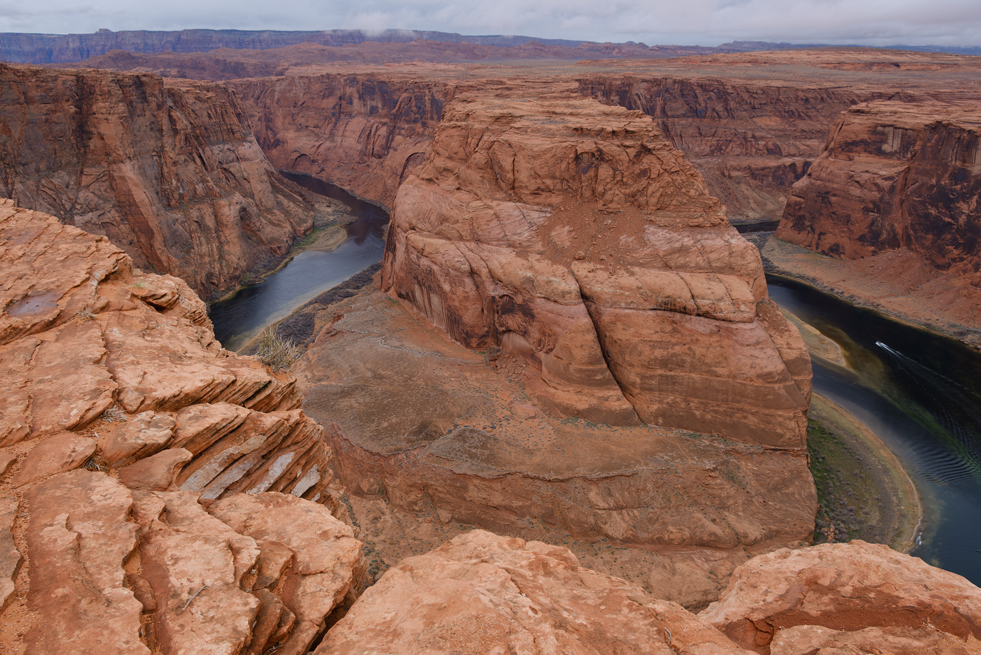 Horseshoe Bend on the Colorado River.
