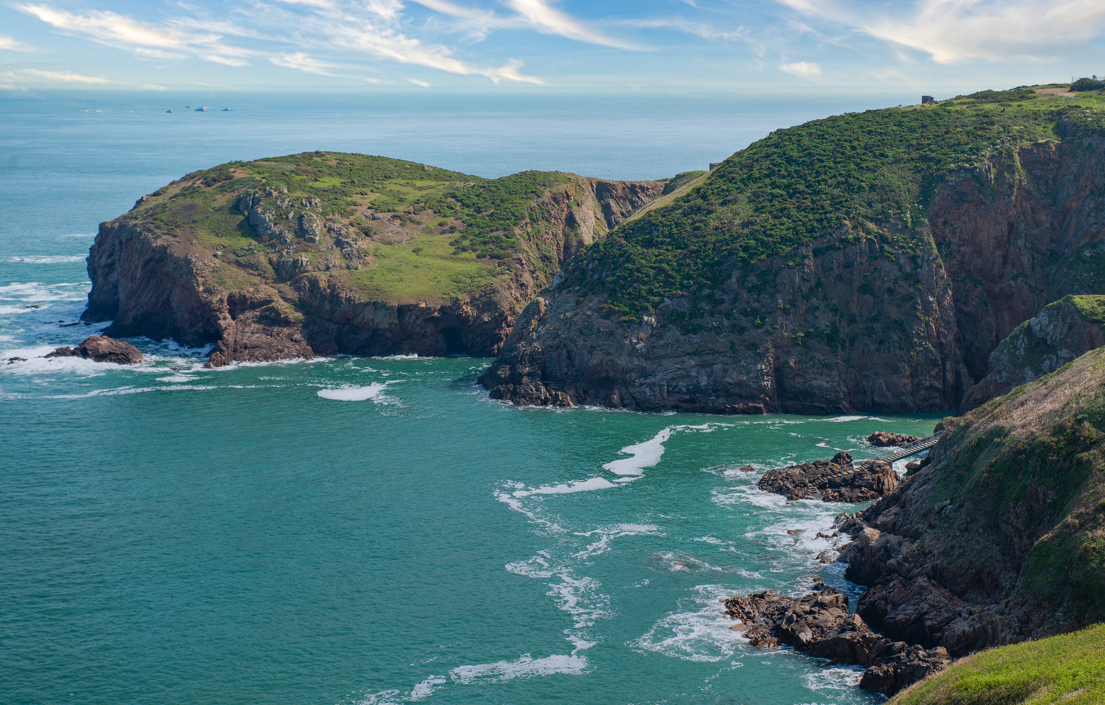 Plemont Beach. Jersey. Channel Islands.