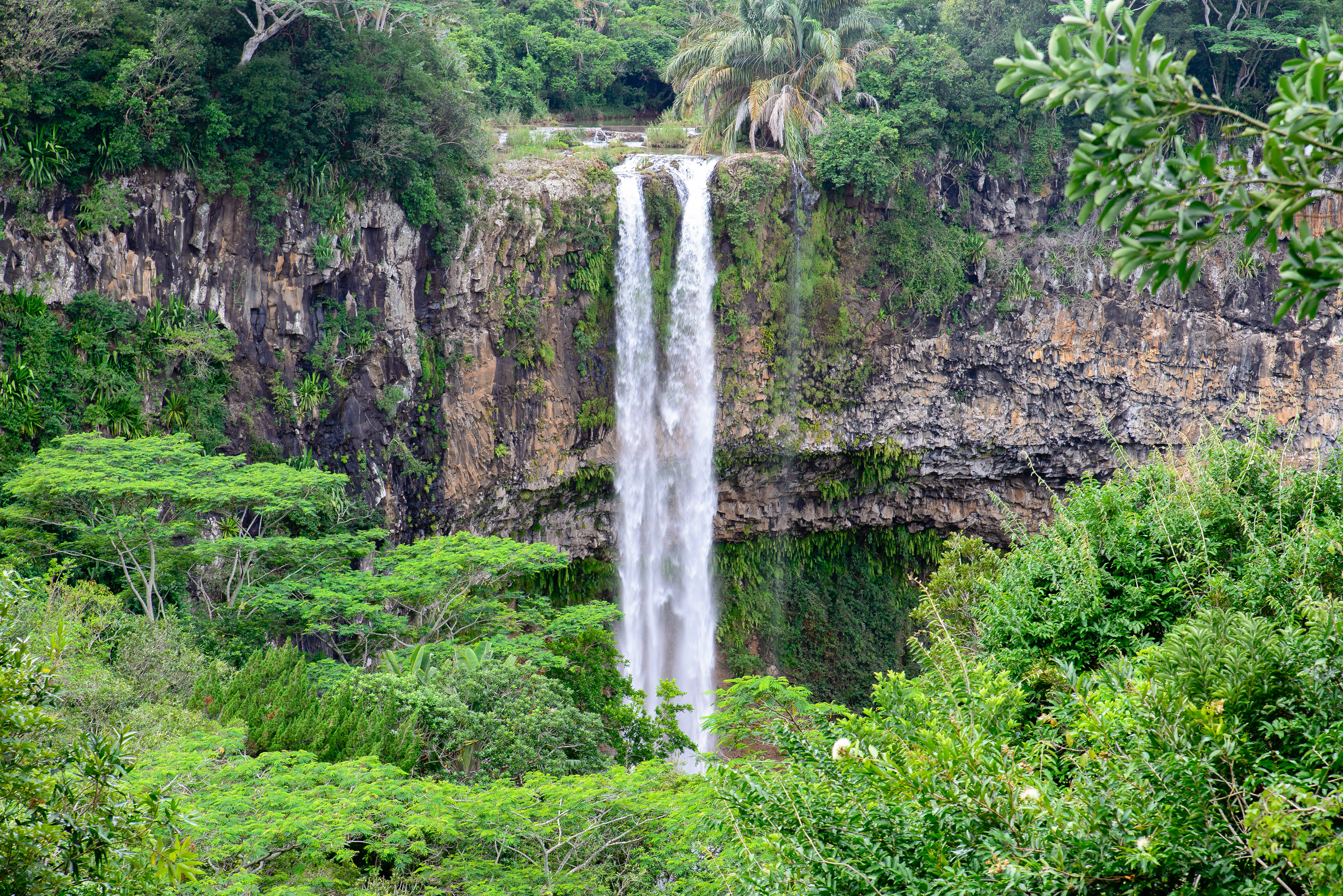 Black River Gorges National Park. Mauritius. Waterfall.