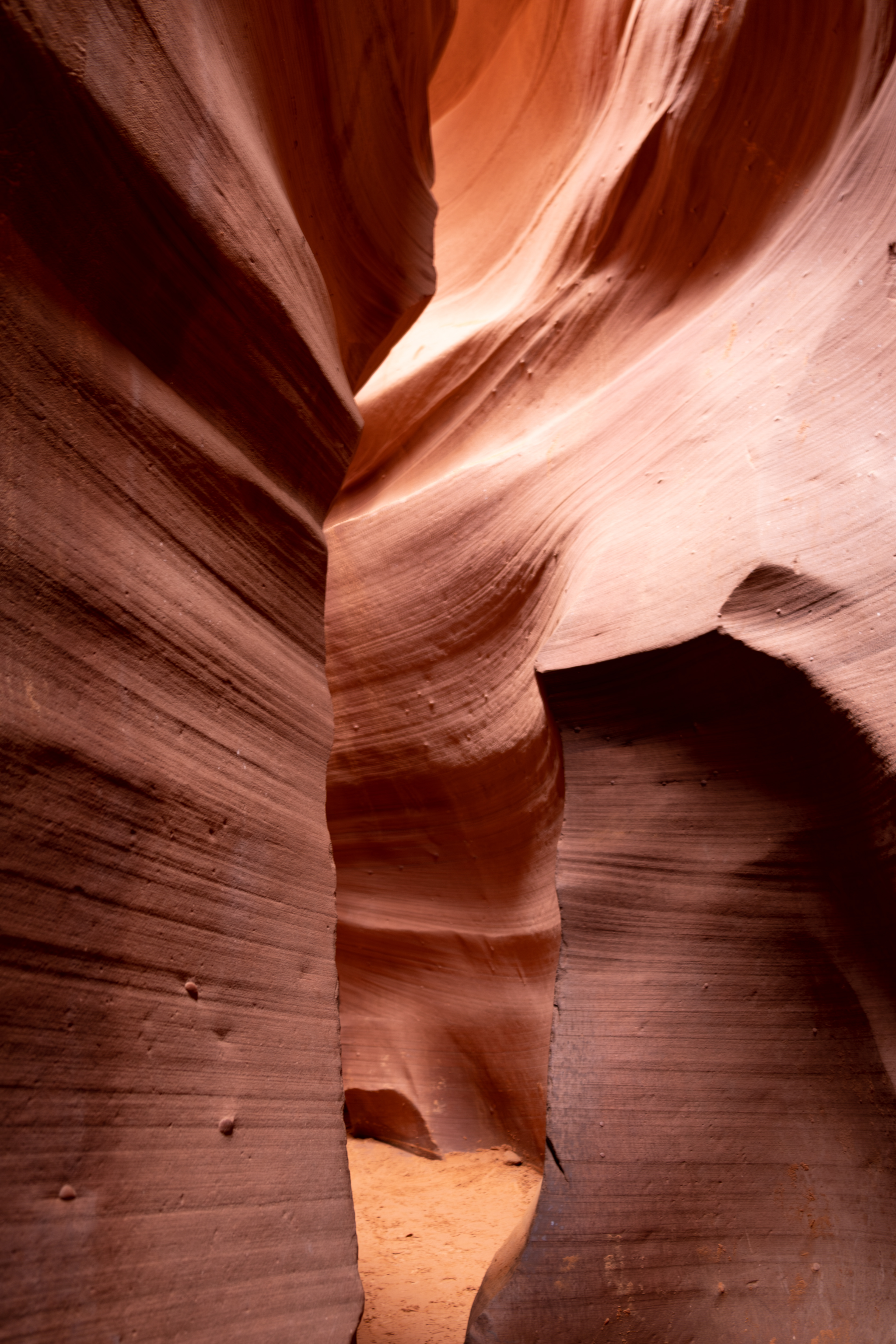 Hiking trail through Antelope Canyon