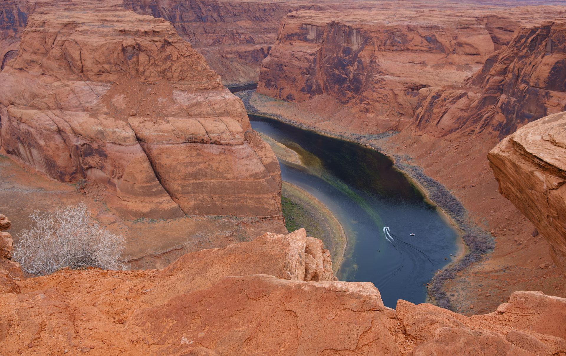 Horseshoe Bend on the Colorado River.