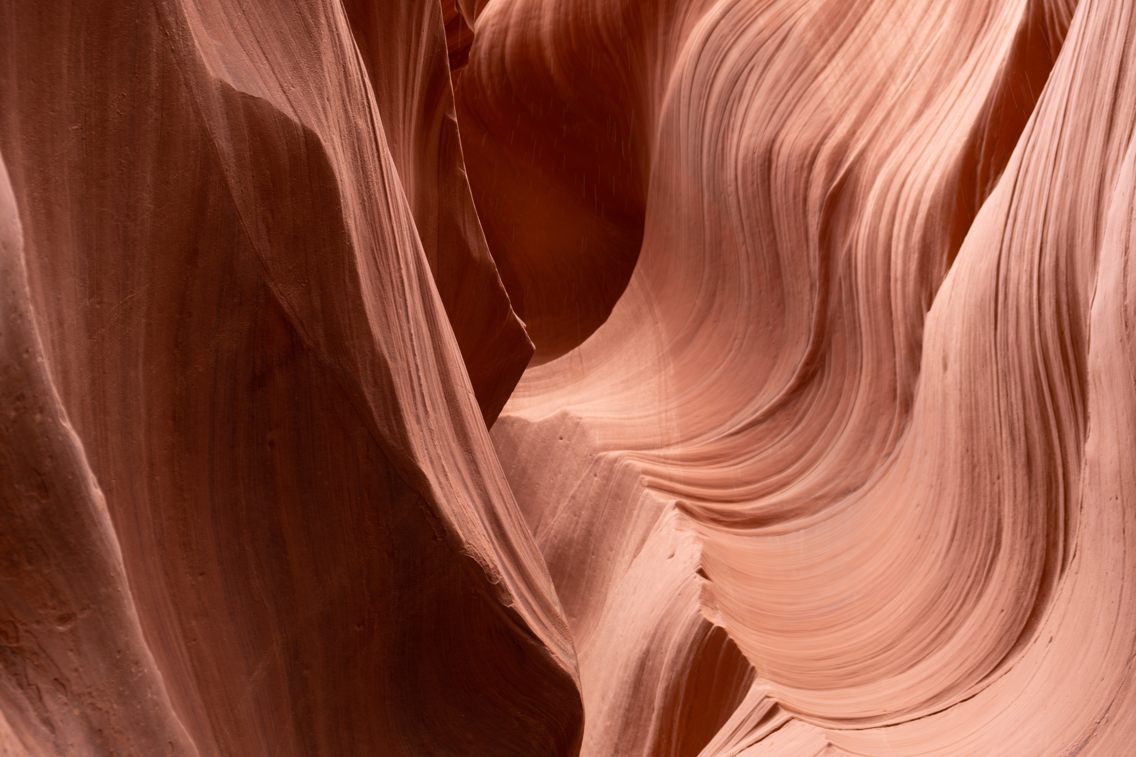 Sculpted walls of Antelope Canyon.