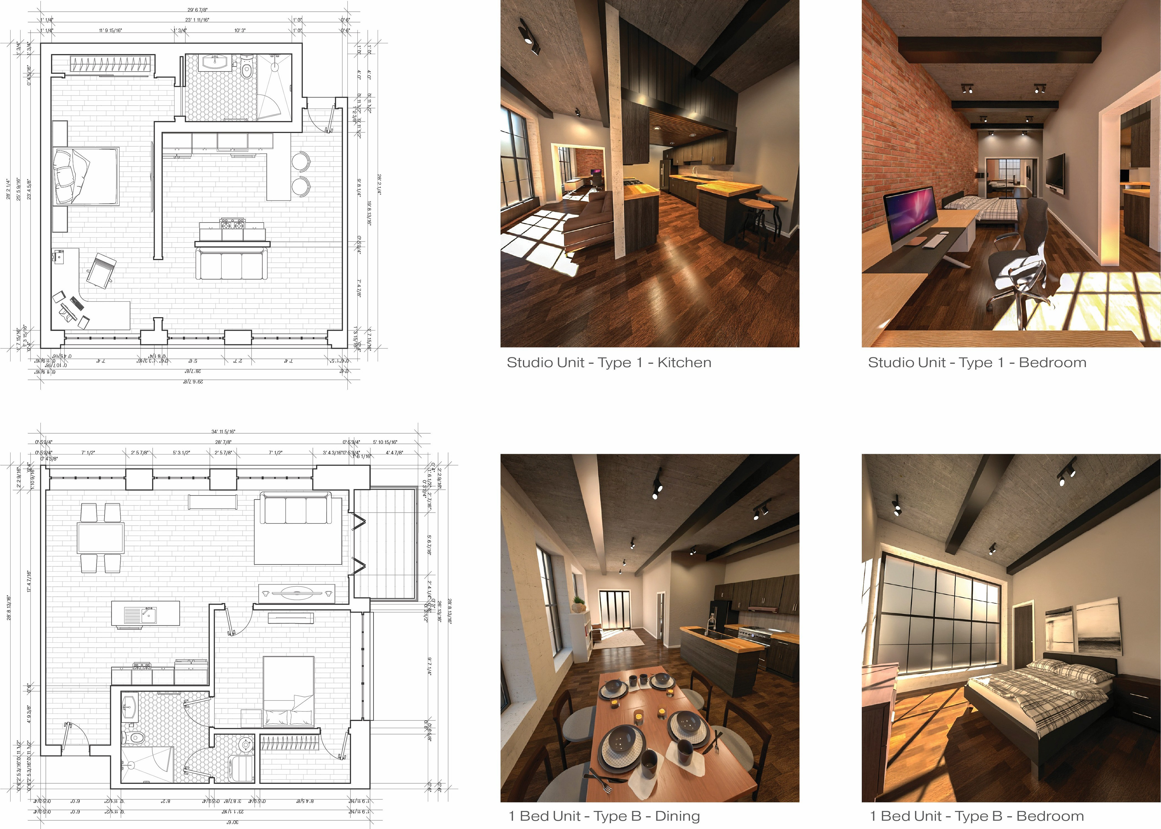 Studio/1 Bed B