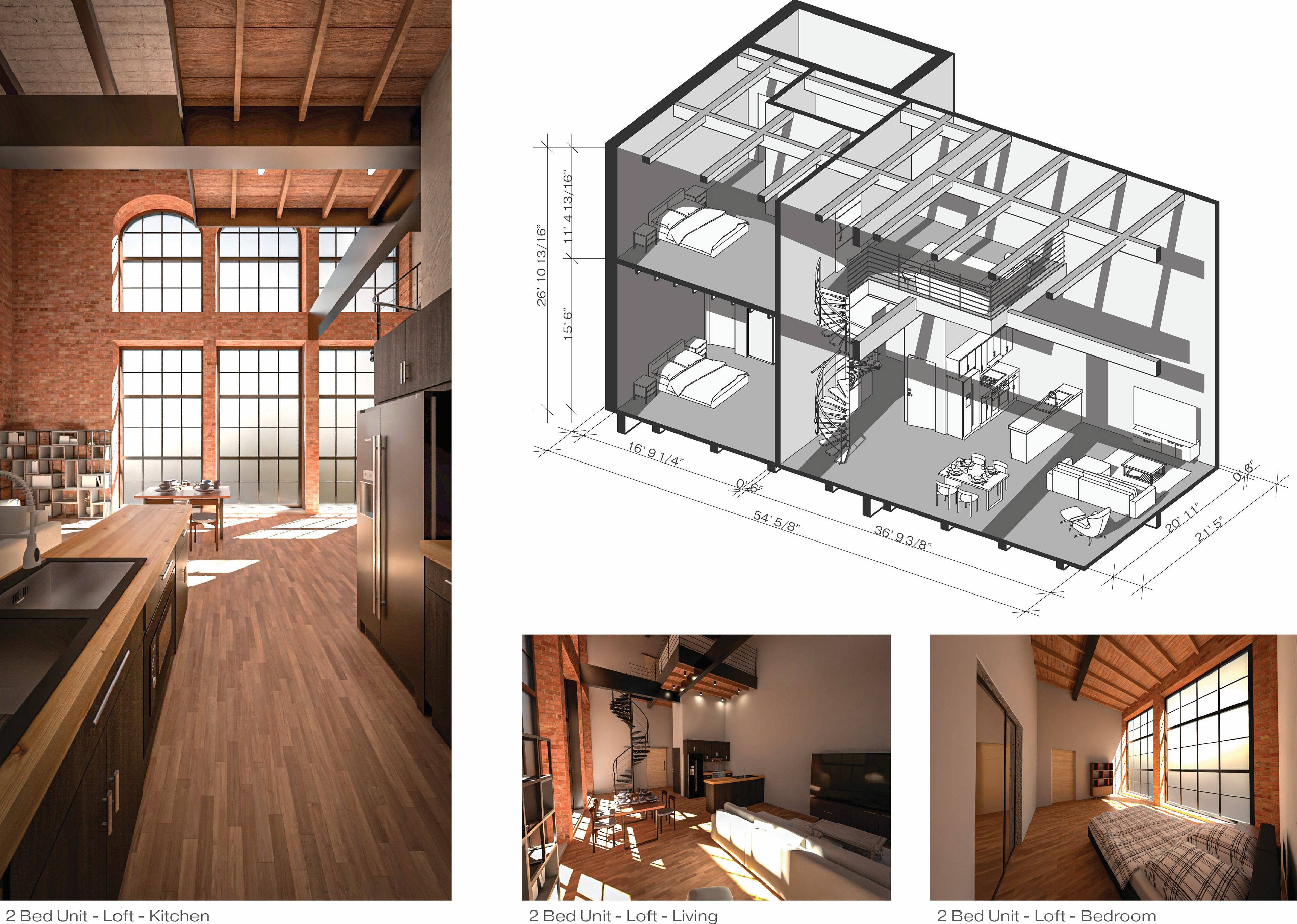 2 Bed Loft