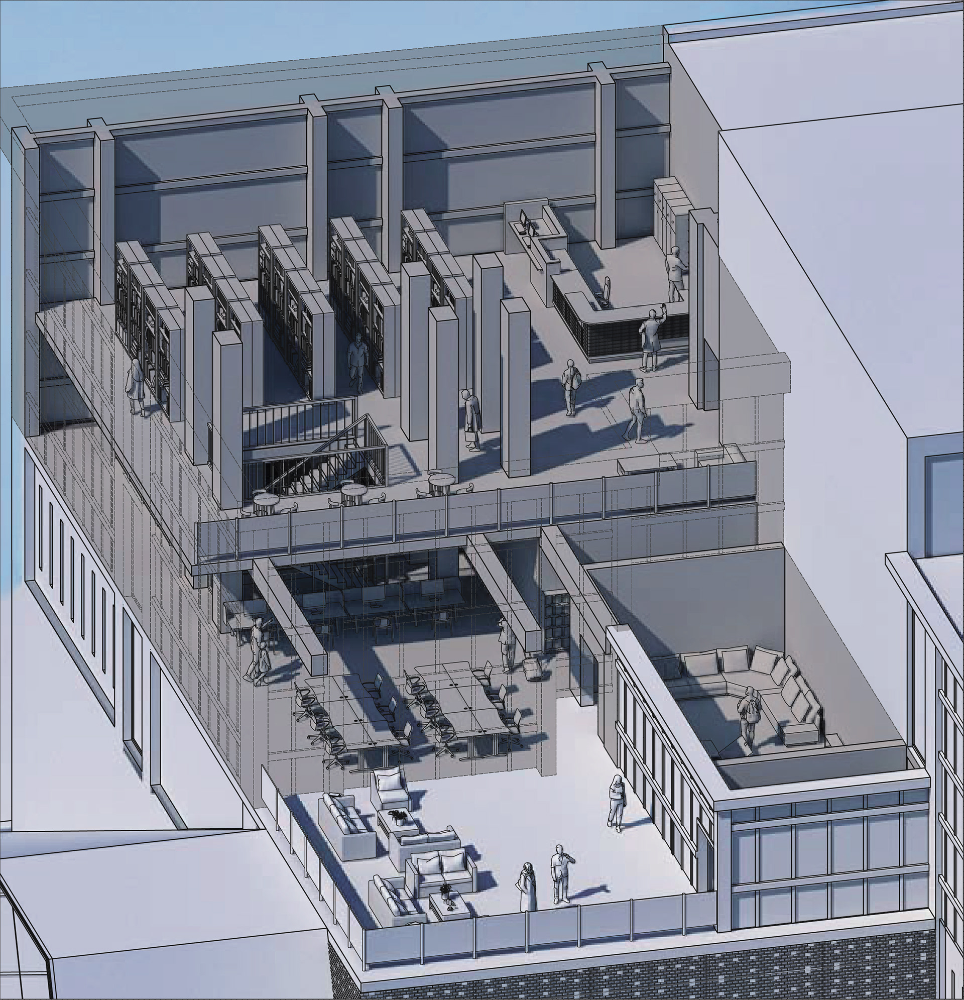 Library Axonometric