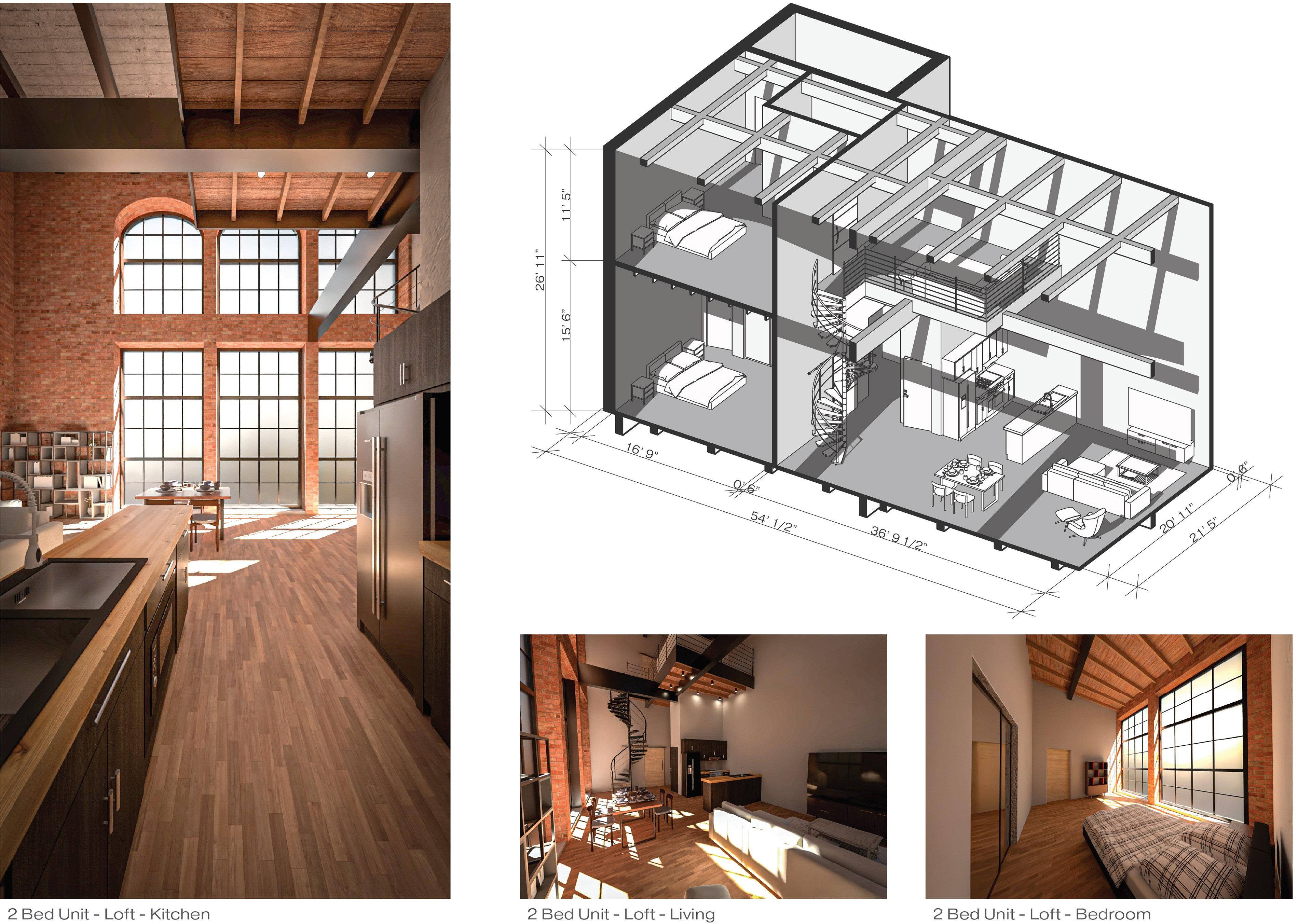 2 Bed Loft