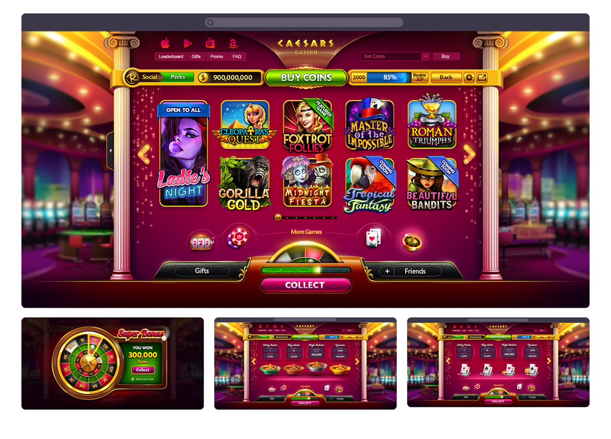 Online casino game design 