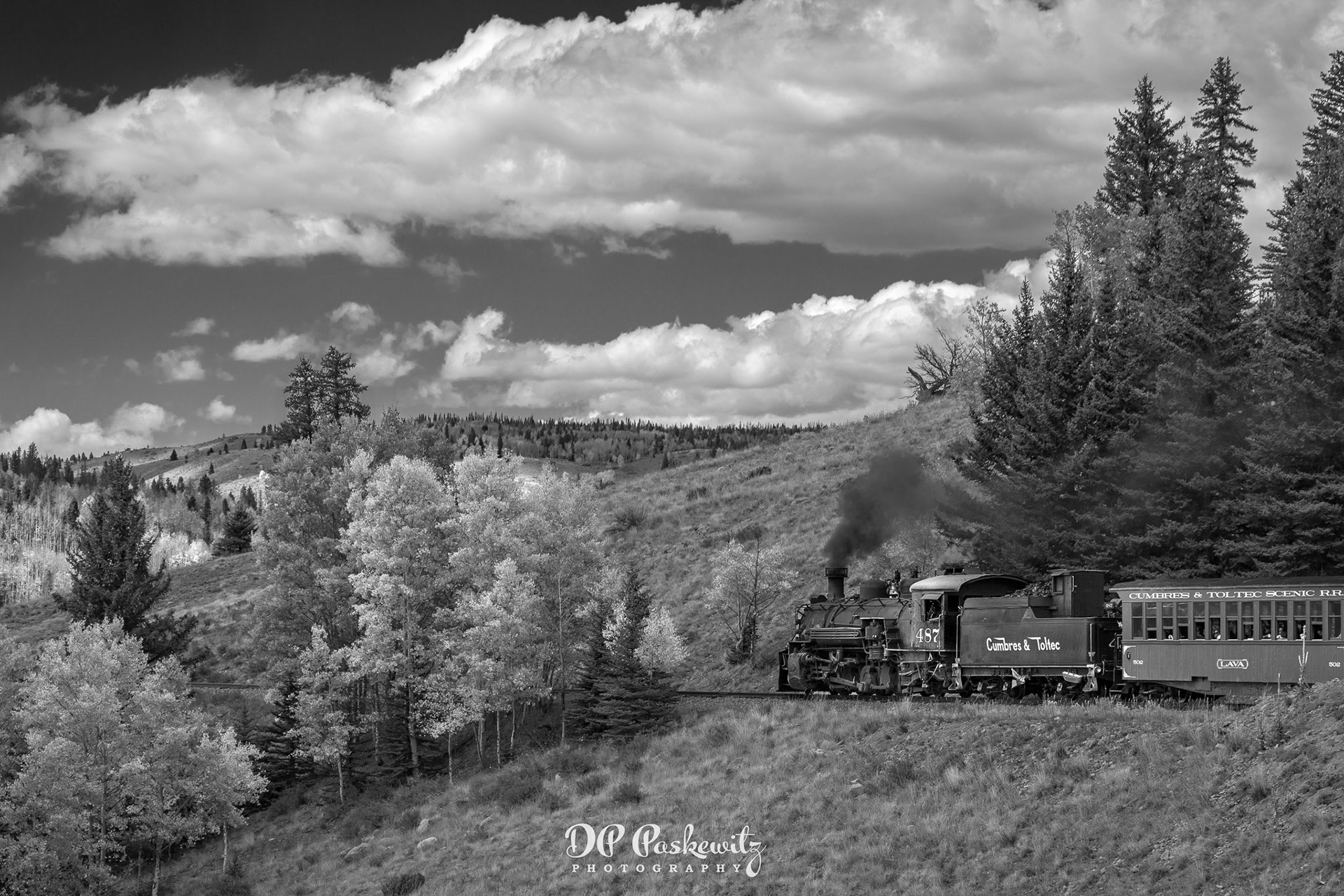 No. 487 A Half Mile From Osier: On the Cumbres &amp; Toltec Scenic; near Osier, CO, 2018