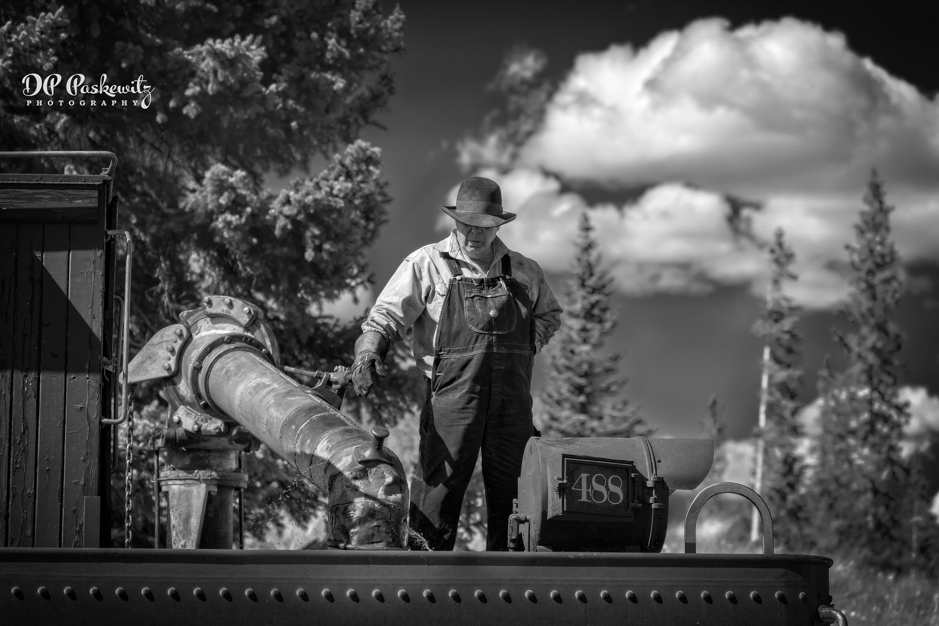 Taking Water at Cumbres Pass: On the Cumbres &amp; Toltec Scenic Railroad at Cumbres Pass, CO, 2018