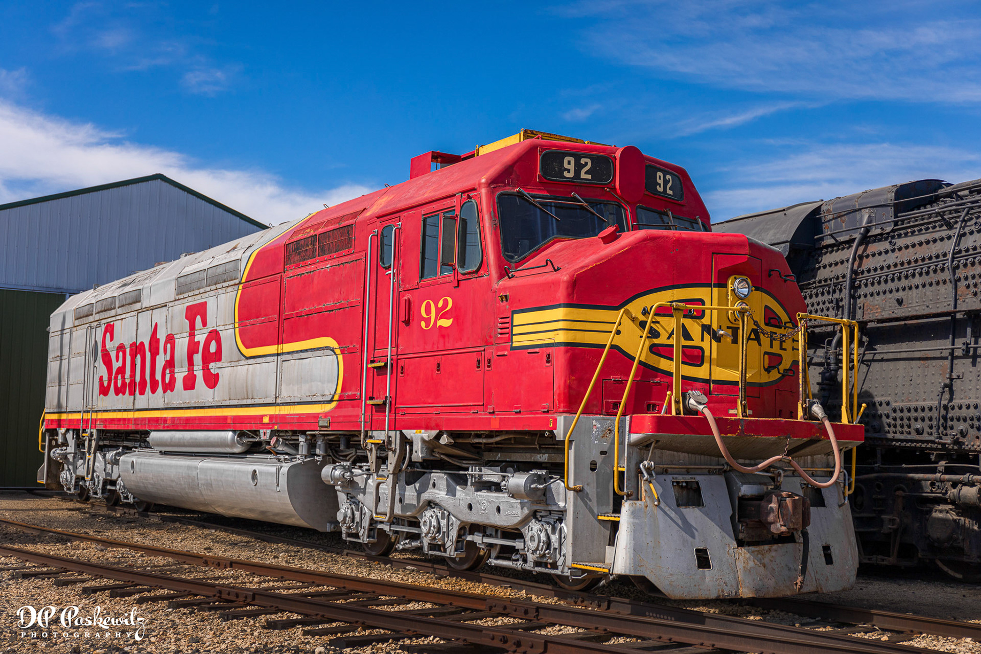 ATSF 92: Illinois Railway Museum, Union, IL, 2018