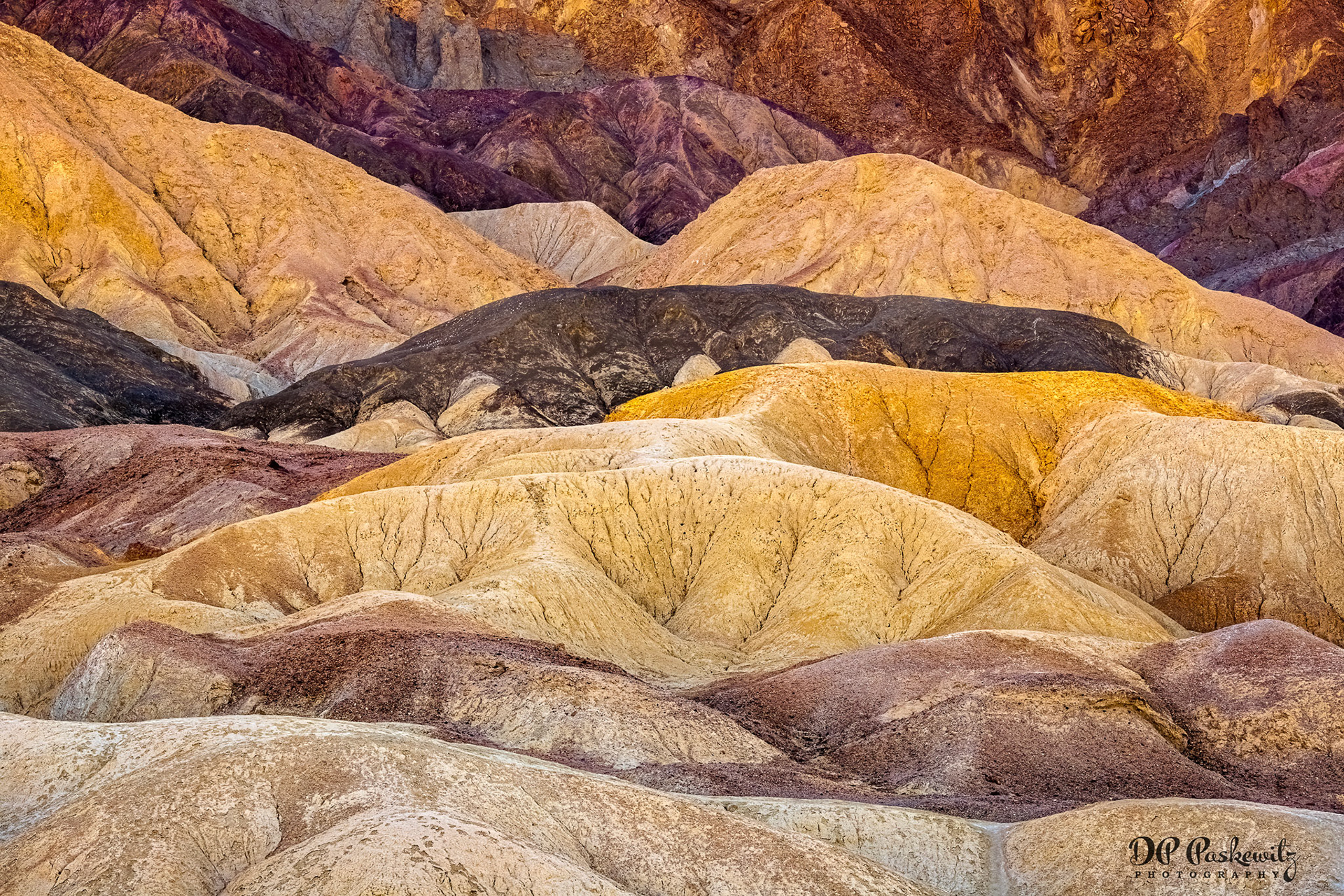 Flat Light Fun: Twenty Mule Team Canyon, Death Valley NP, CA, 2016