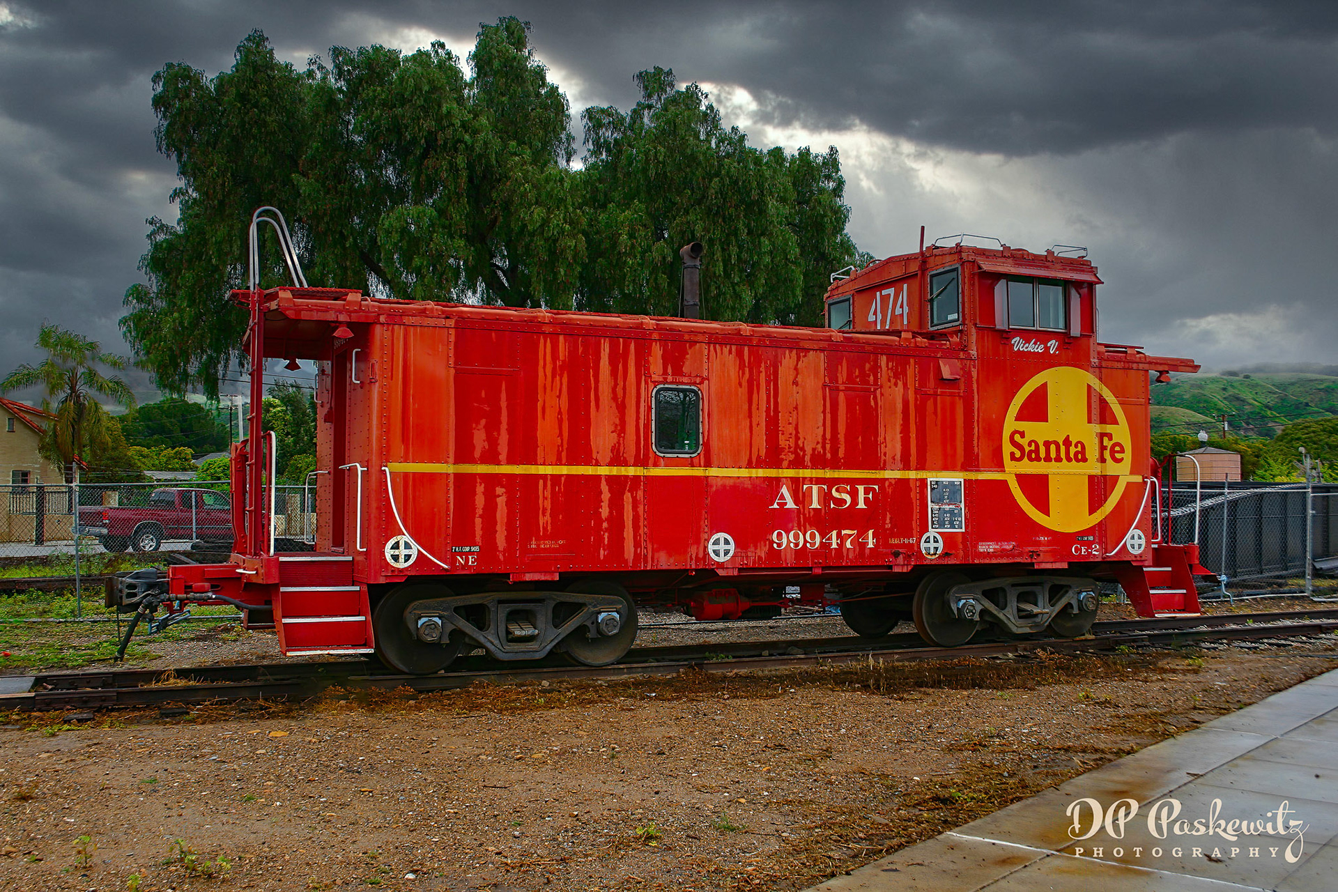 ATSF Waycar 999474: Fillmore &amp; Western RR; Fillmore, CA, 2005
