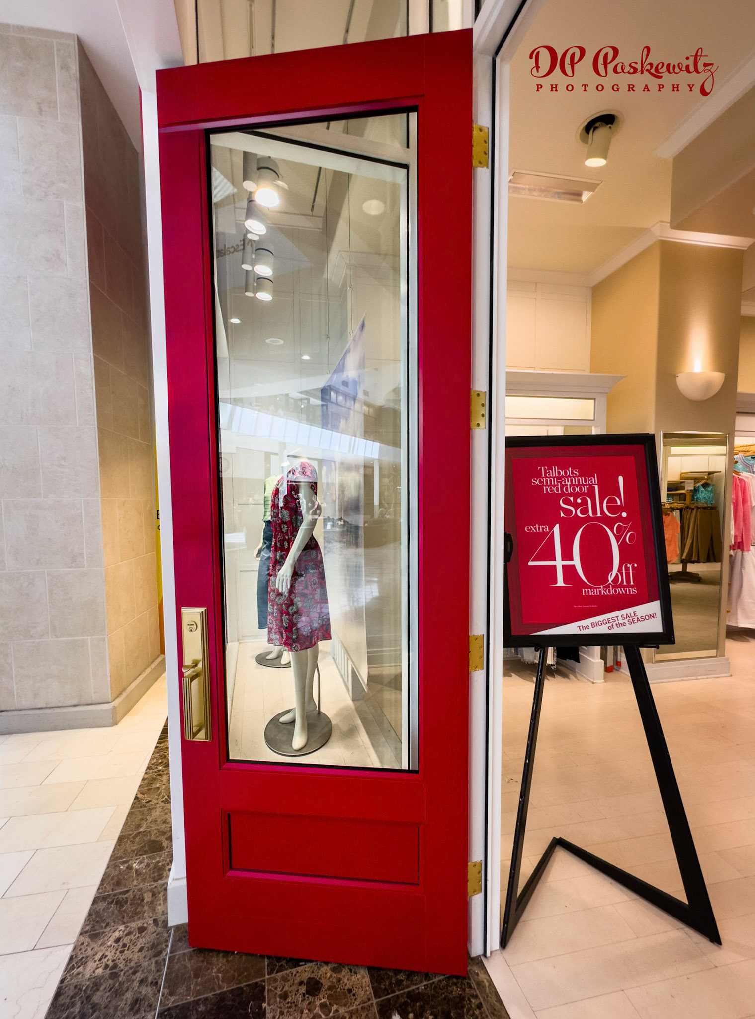 Talbot's Door: Roseville Galleria, Roseville, CA, 2023