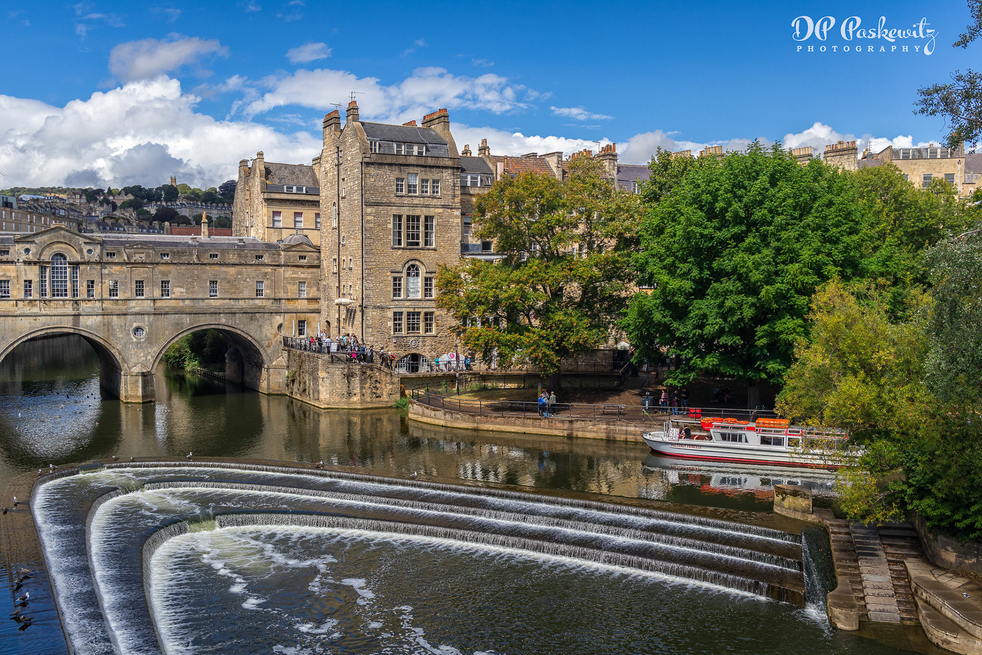 Avon Weir and River Excursion Landing: Bath, UK, 2018